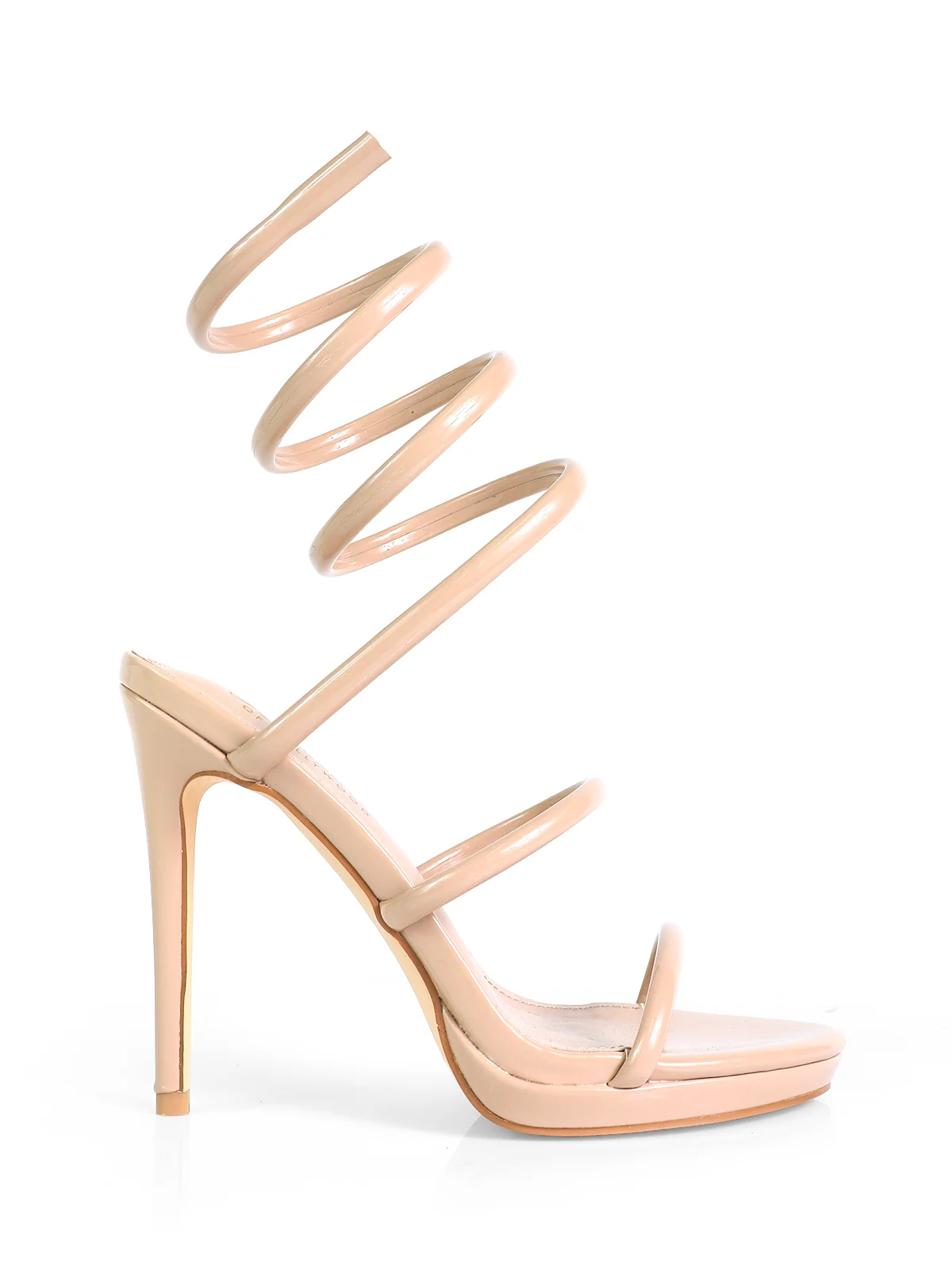 Sabine Round Toe Heel in Nude for Everyday and Evening Wear