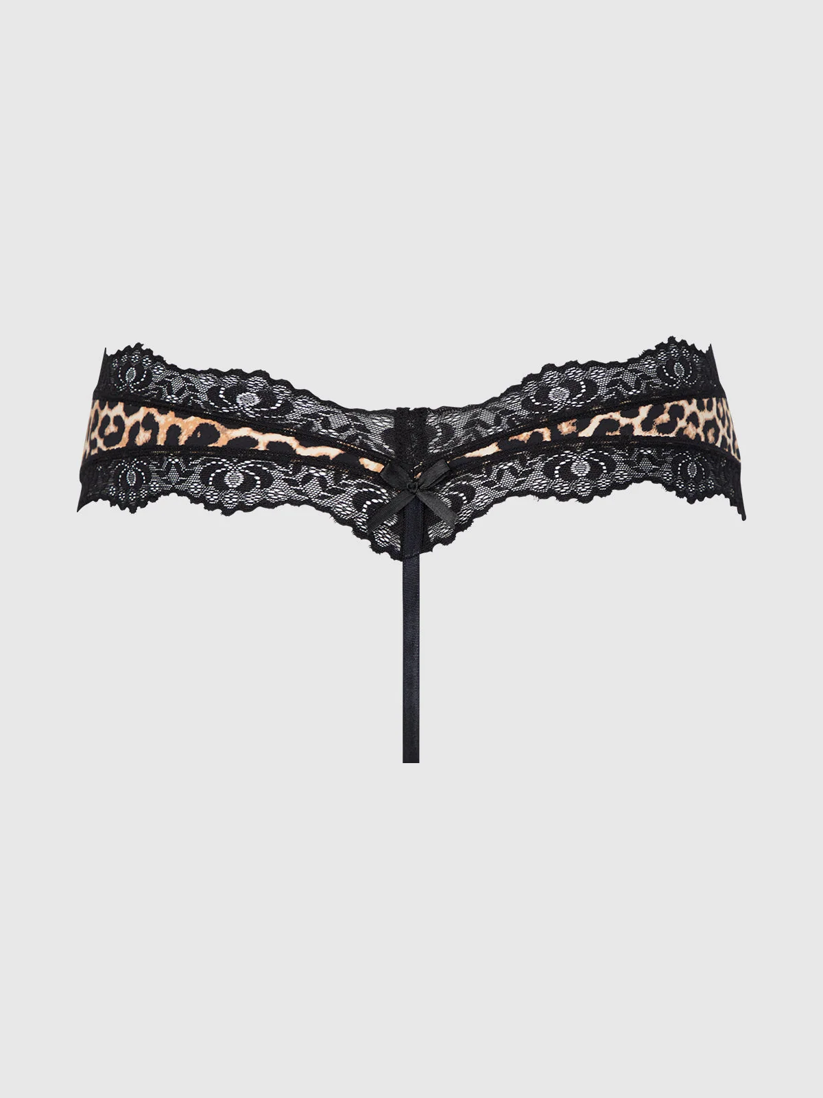 Jenna Micro G-String in Leopard Black