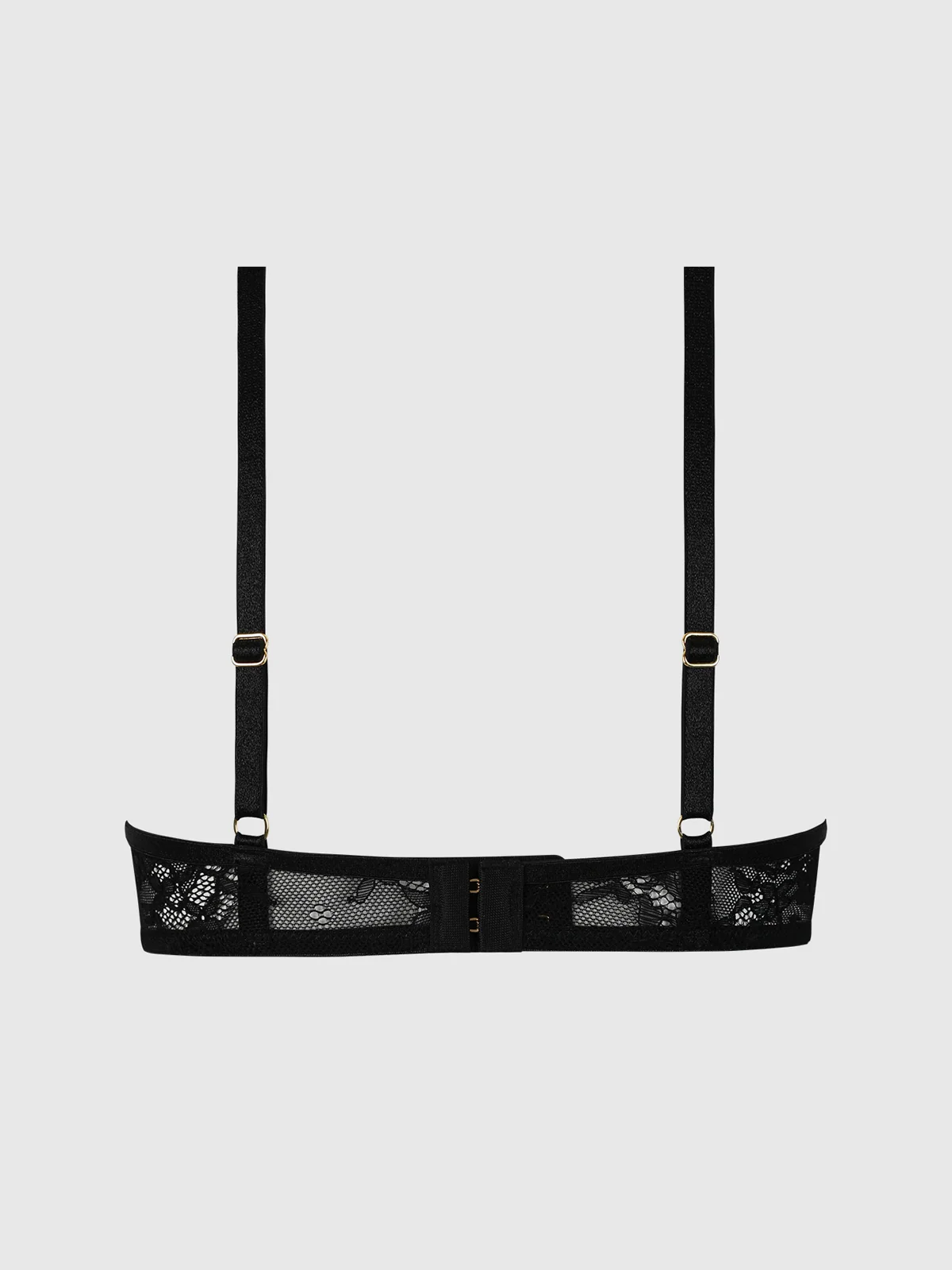 Pia Lace Unlined Cutout Open Cup Bra by Frederick's of Hollywood