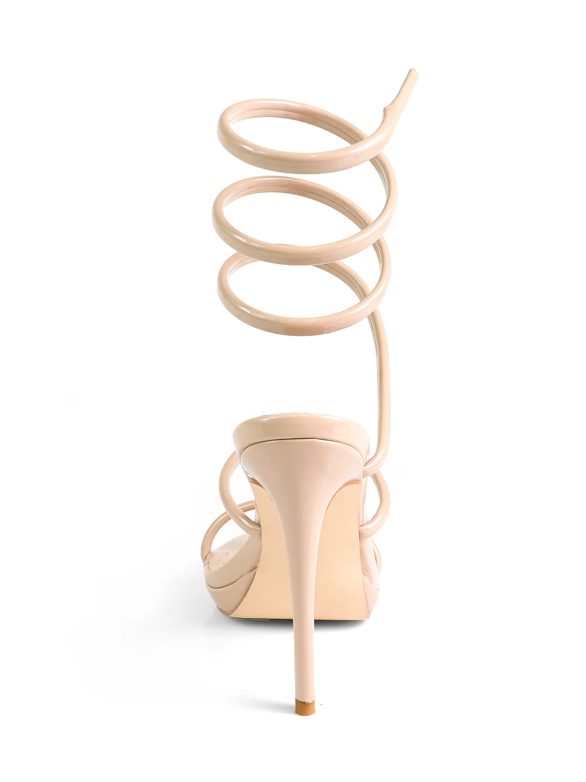 Sabine Round Toe Heel in Nude for Everyday and Evening Wear