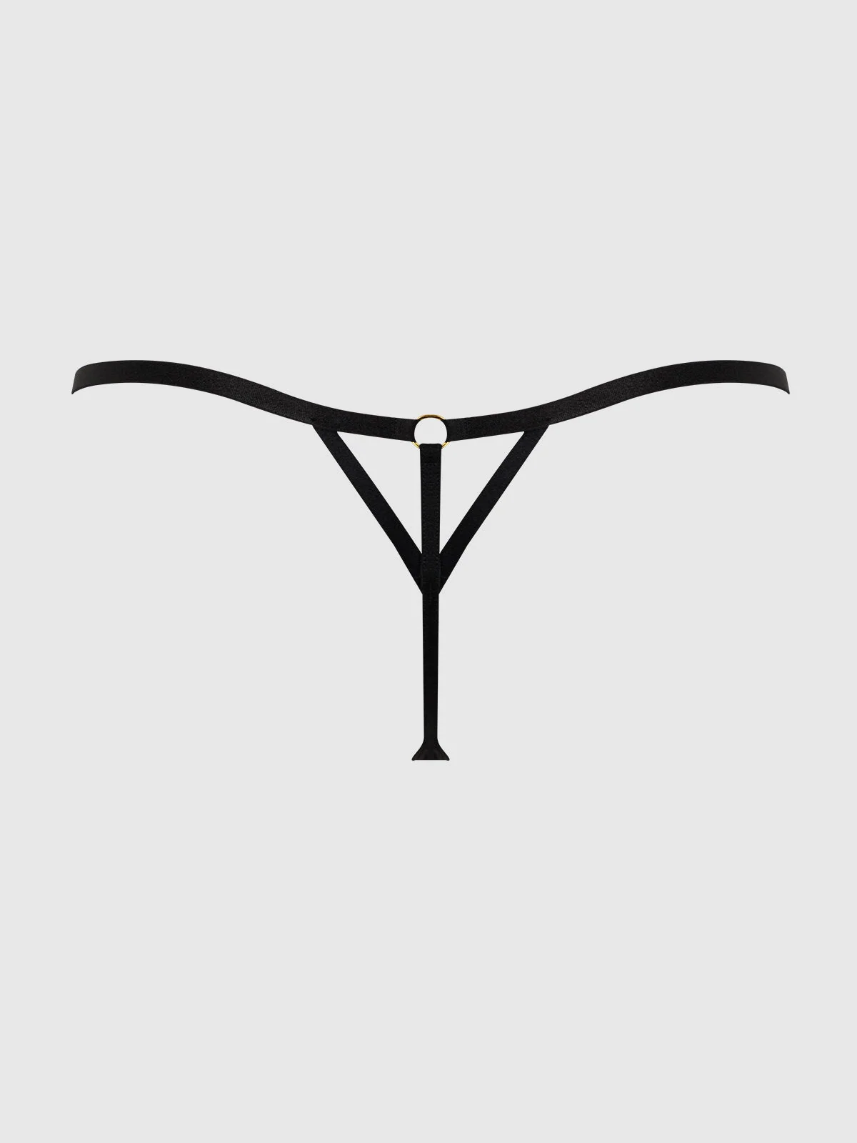 Raven Side Slider Mini G-String in Leopard Black