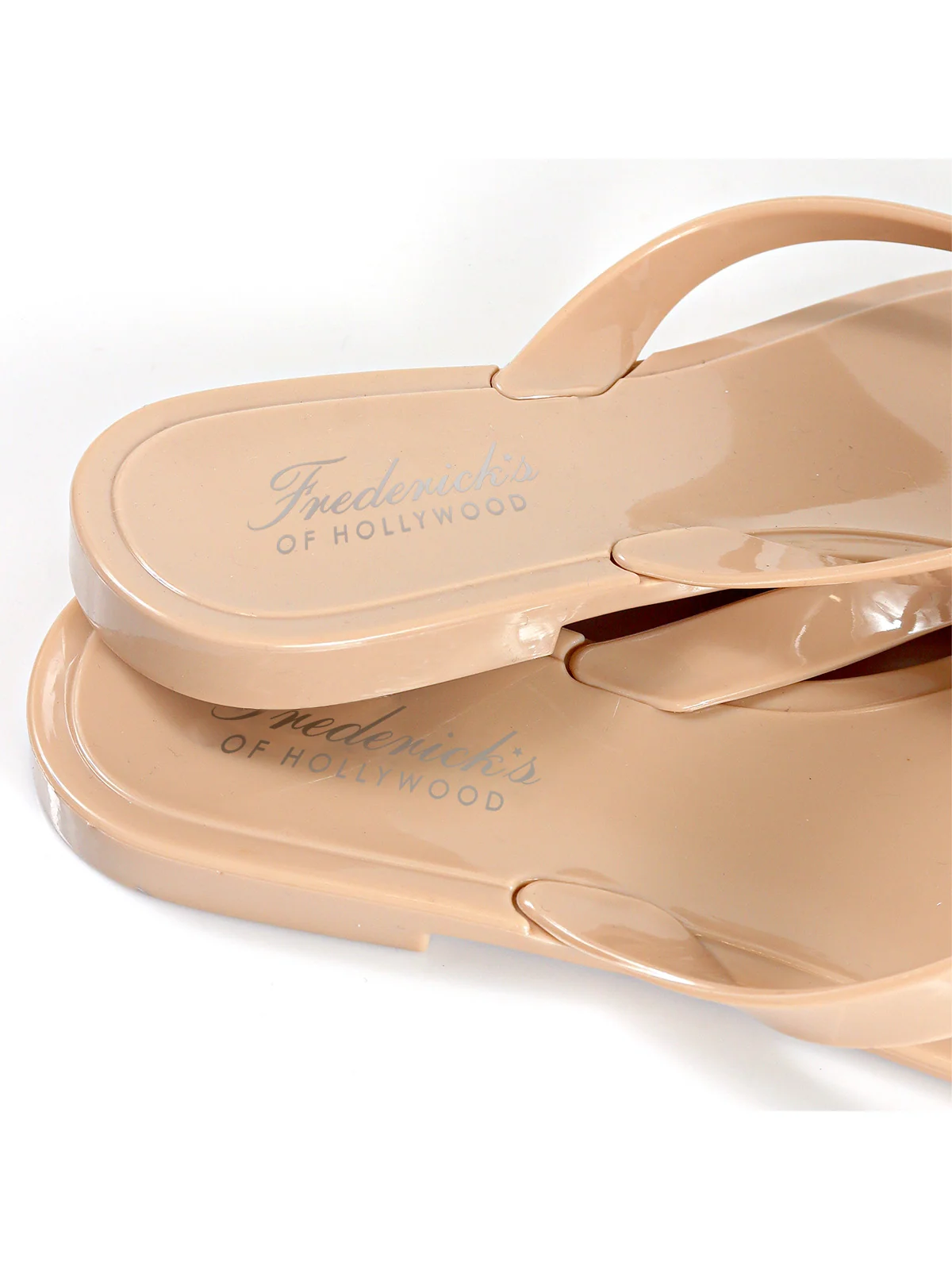 Jelli Camellia Thong Sandals in Nude from Lingerie Shop | Frederick's of Hollywood