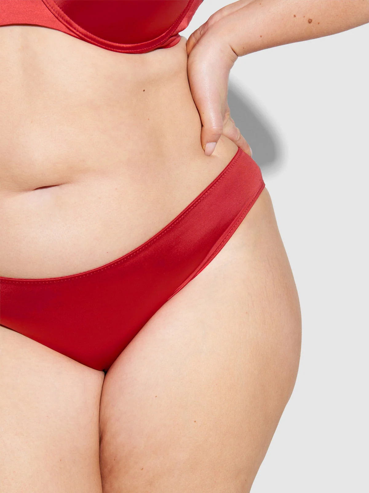 Lexi Liquid Satin Hipster Panty in Samba