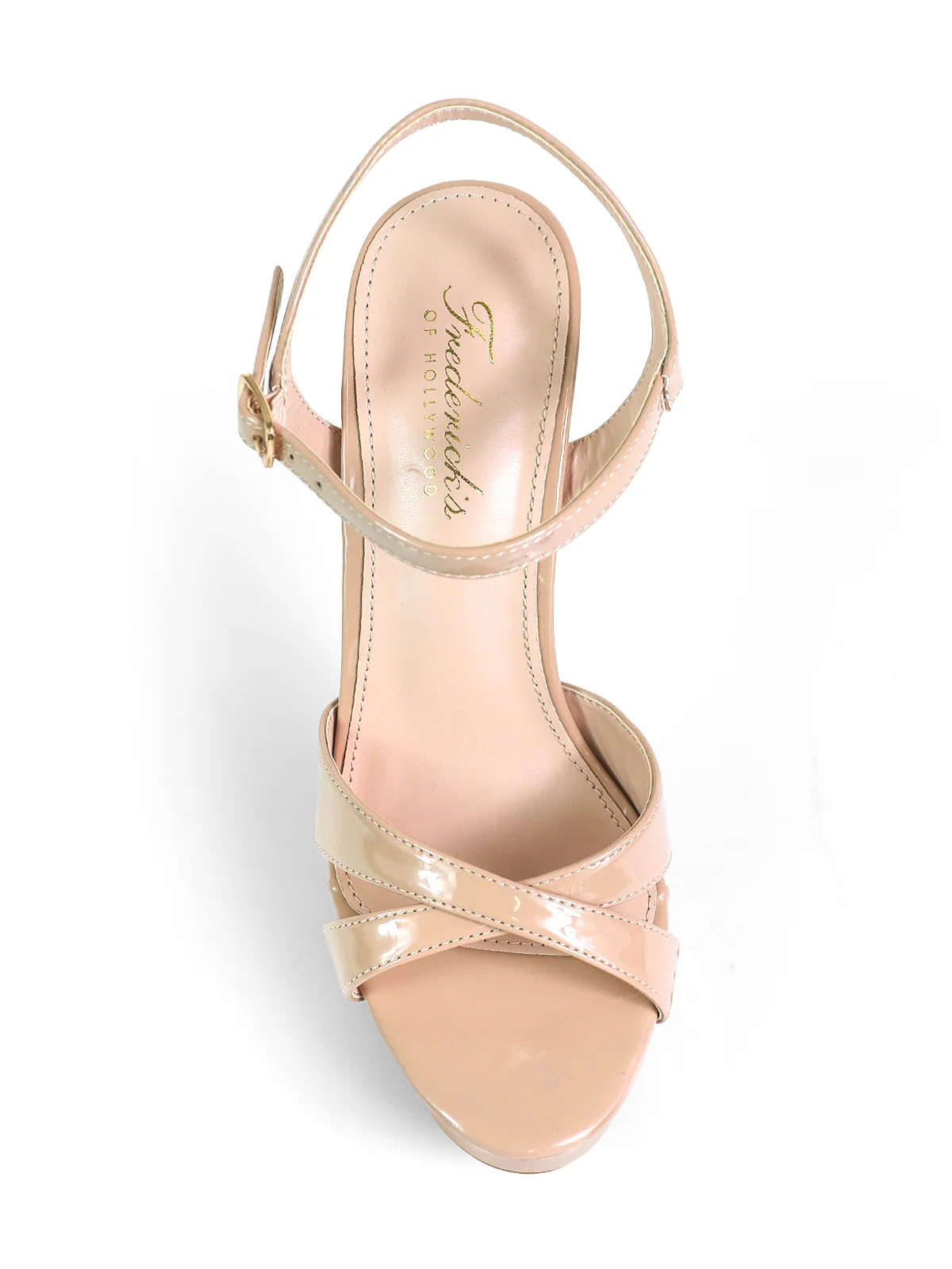 Madison Ankle Strap Heels in Nude