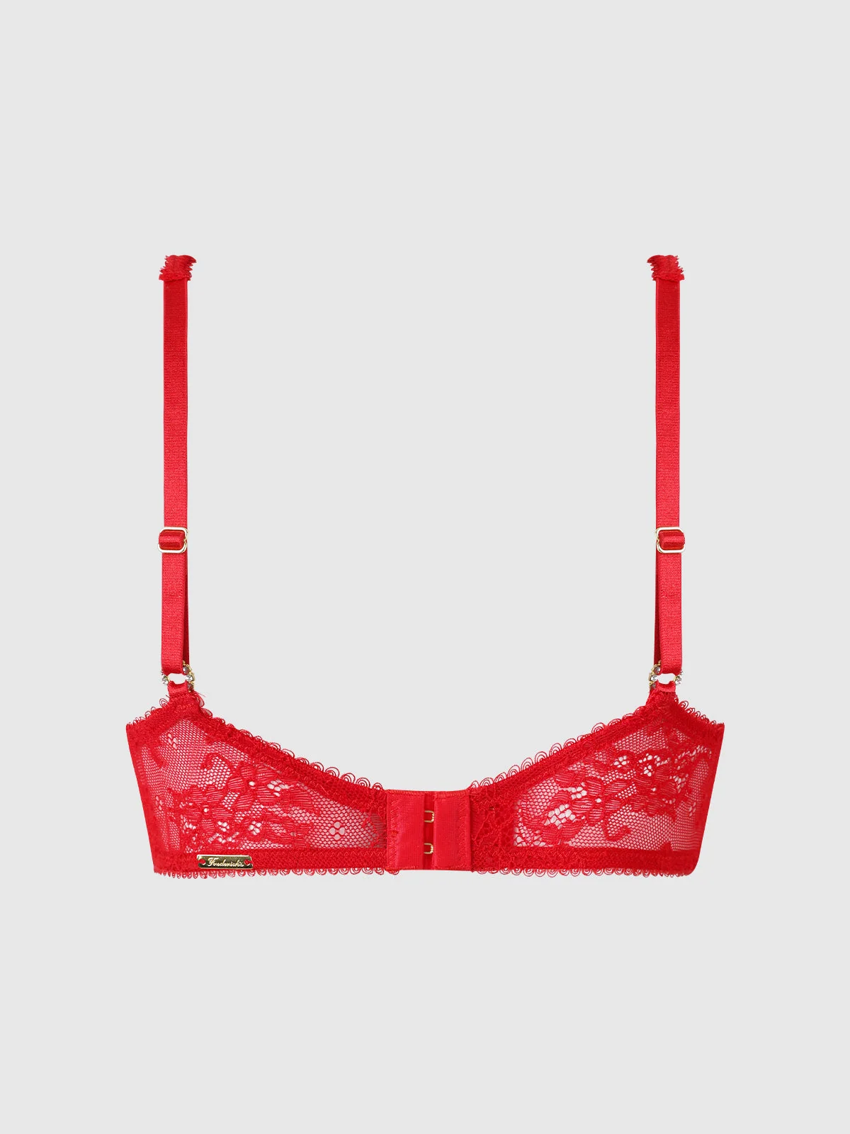 Marilyn Monroe Lace & Satin Demi Bra with Sweetheart Neckline