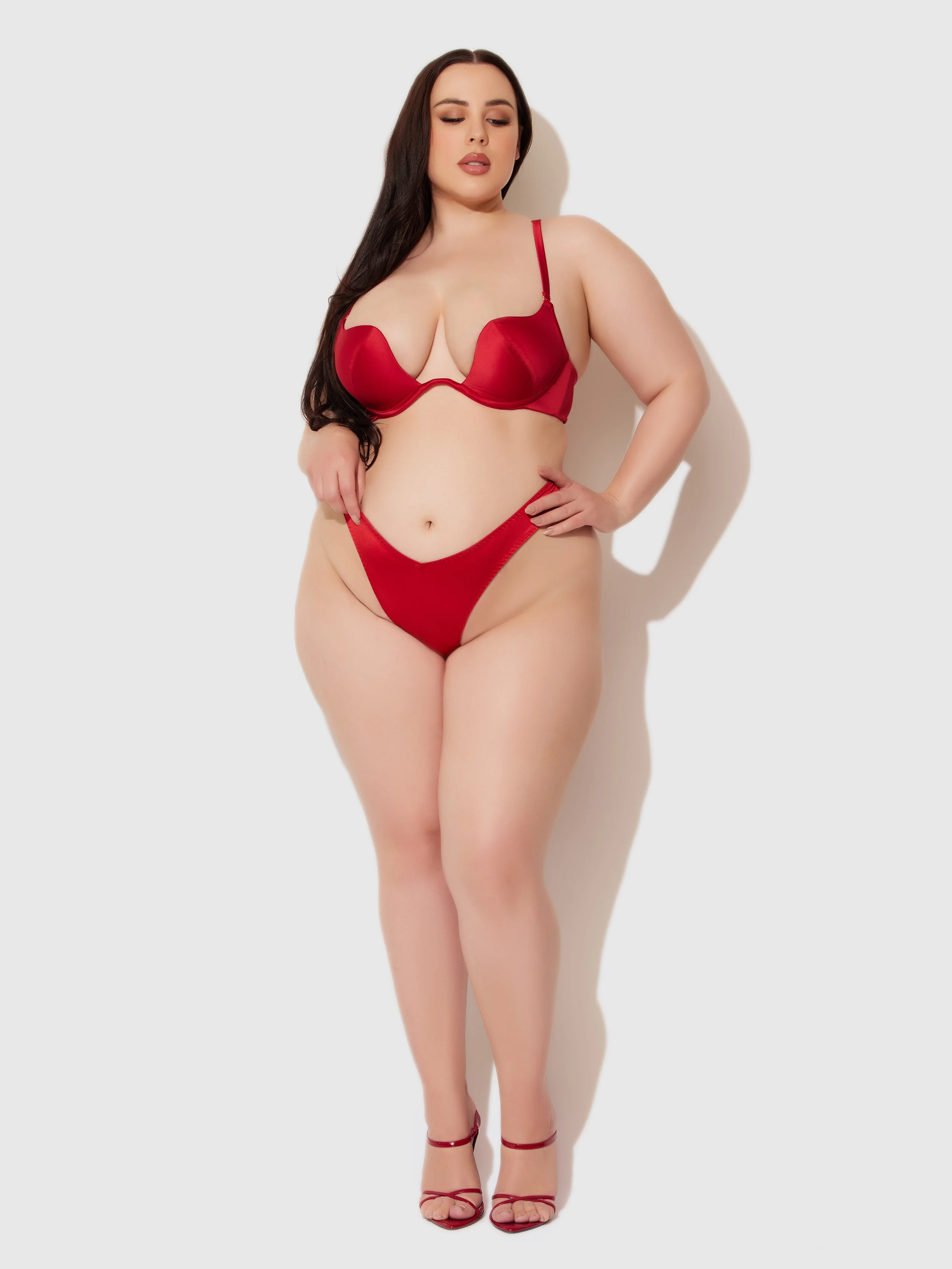 Rising Star Liquid Satin Tanga Samba 色