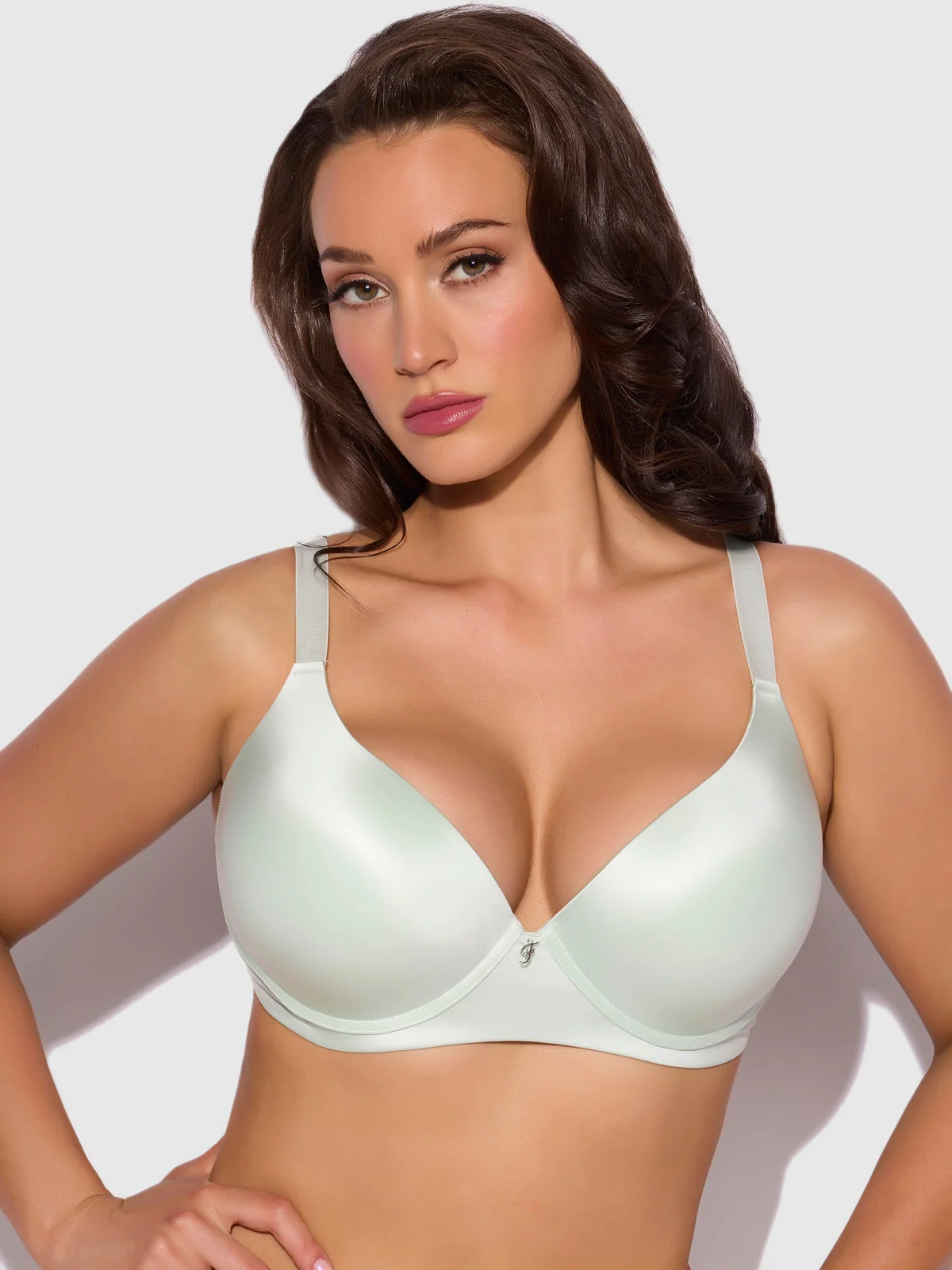 Lexi Push Up Plunge T-Shirt Bra in Aqua