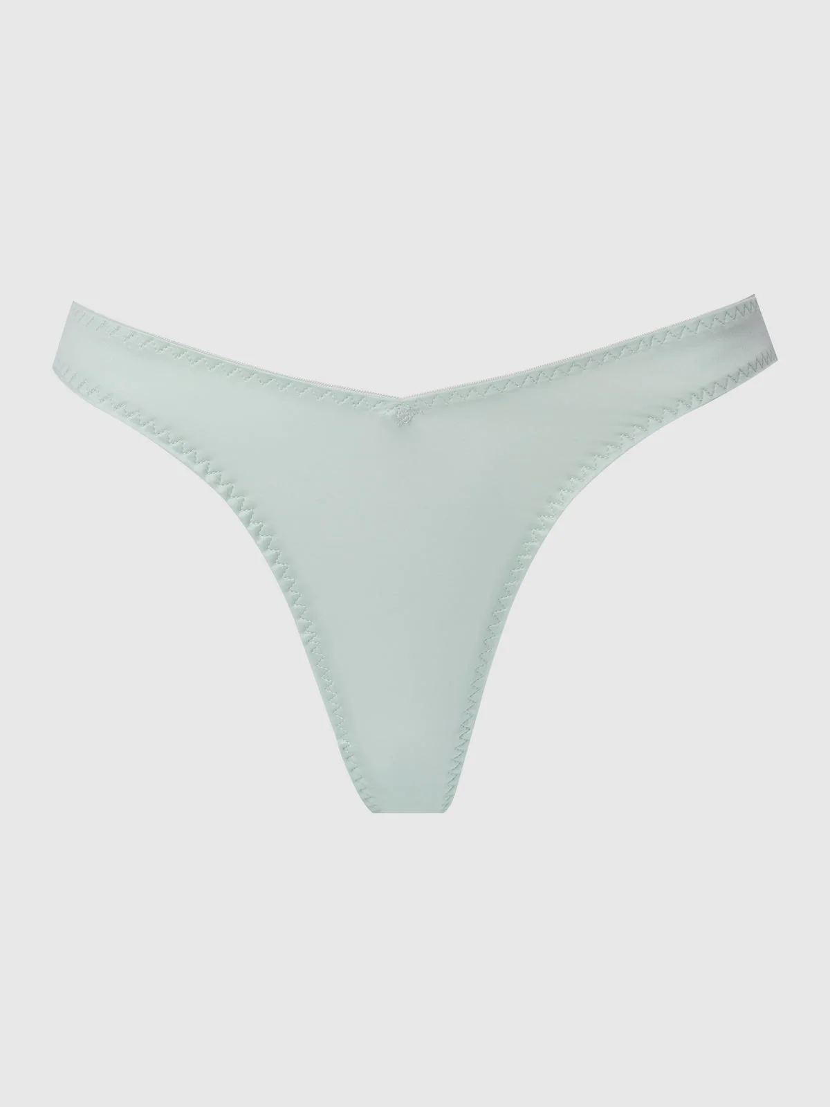 Neev Oil Slick Scoop Thong in Aqua