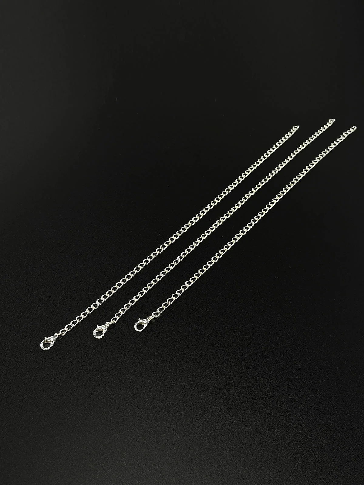 Ziggy Chain Extender 10" 3-Pack in Silver for a Custom Fit