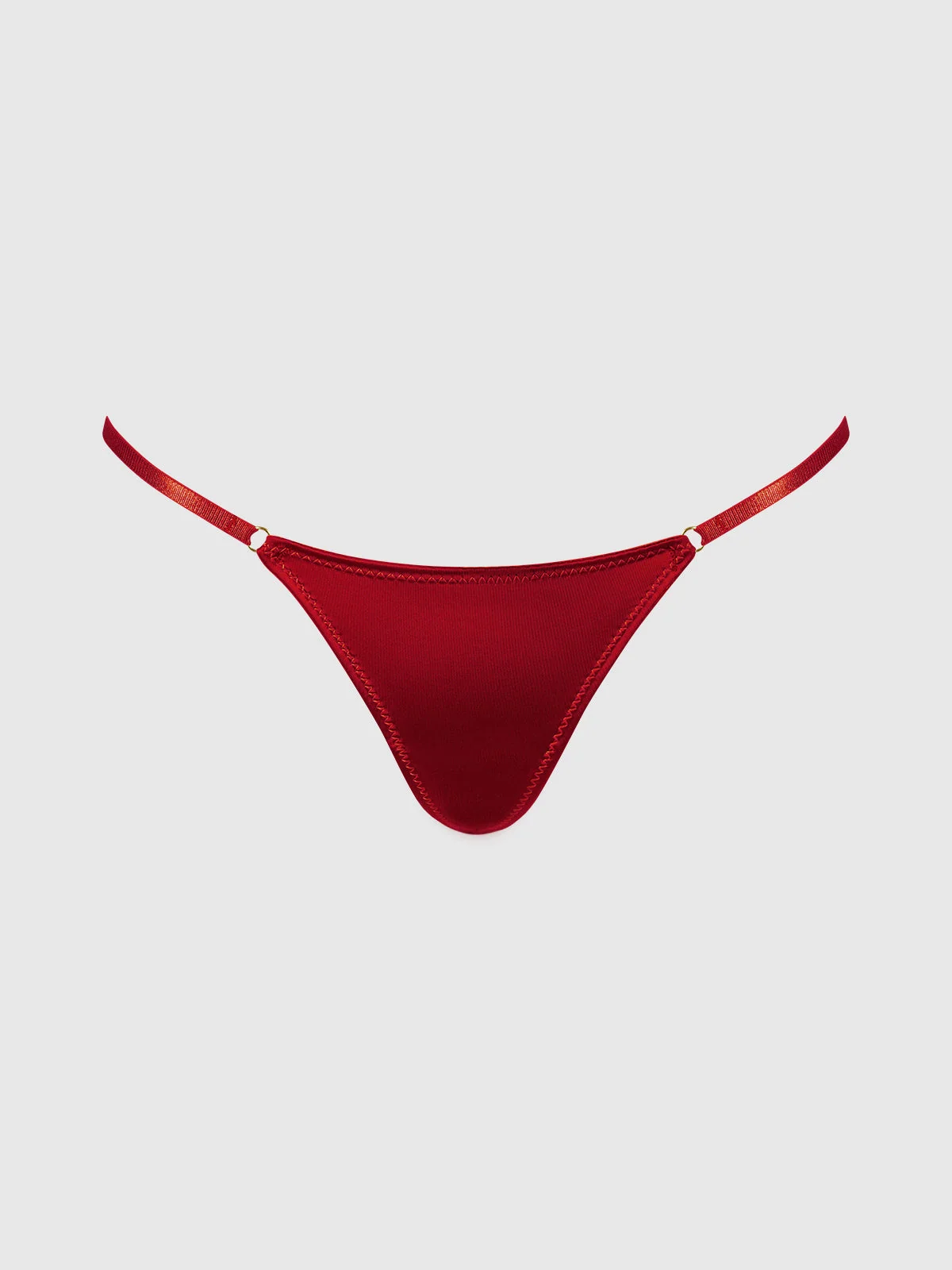Rising Star Liquid Satin Mini G-String in Samba