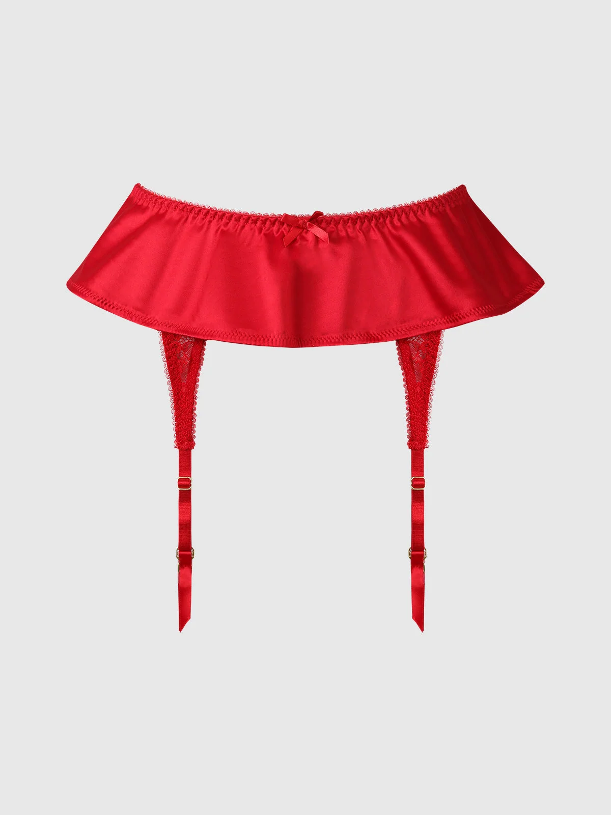 Marilyn Monroe Lace & Satin Skirted Garter Belt for Stockings