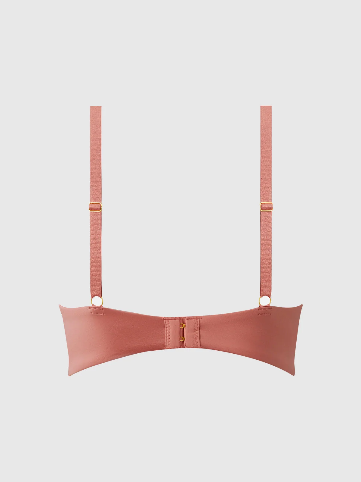 Lexi Push Up Plunge T-Shirt Bra in Brick Dust