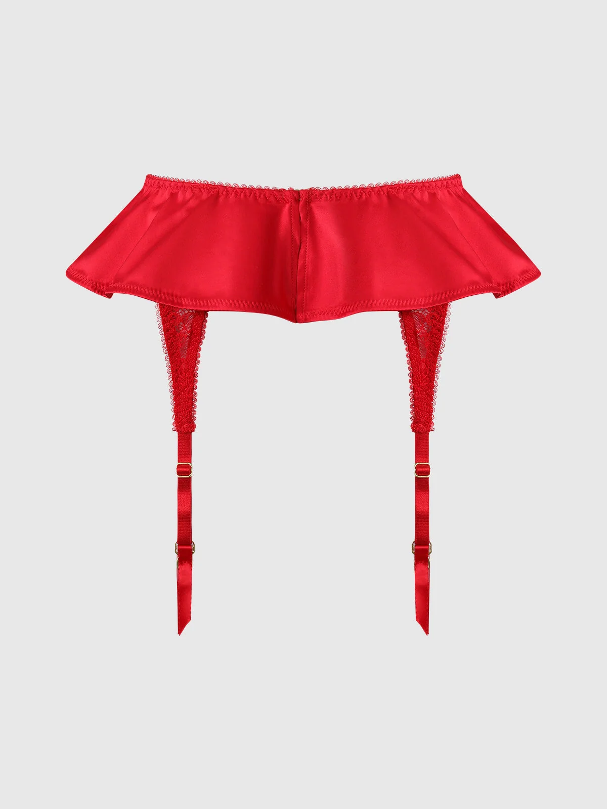 Marilyn Monroe Lace & Satin Skirted Garter Belt for Stockings
