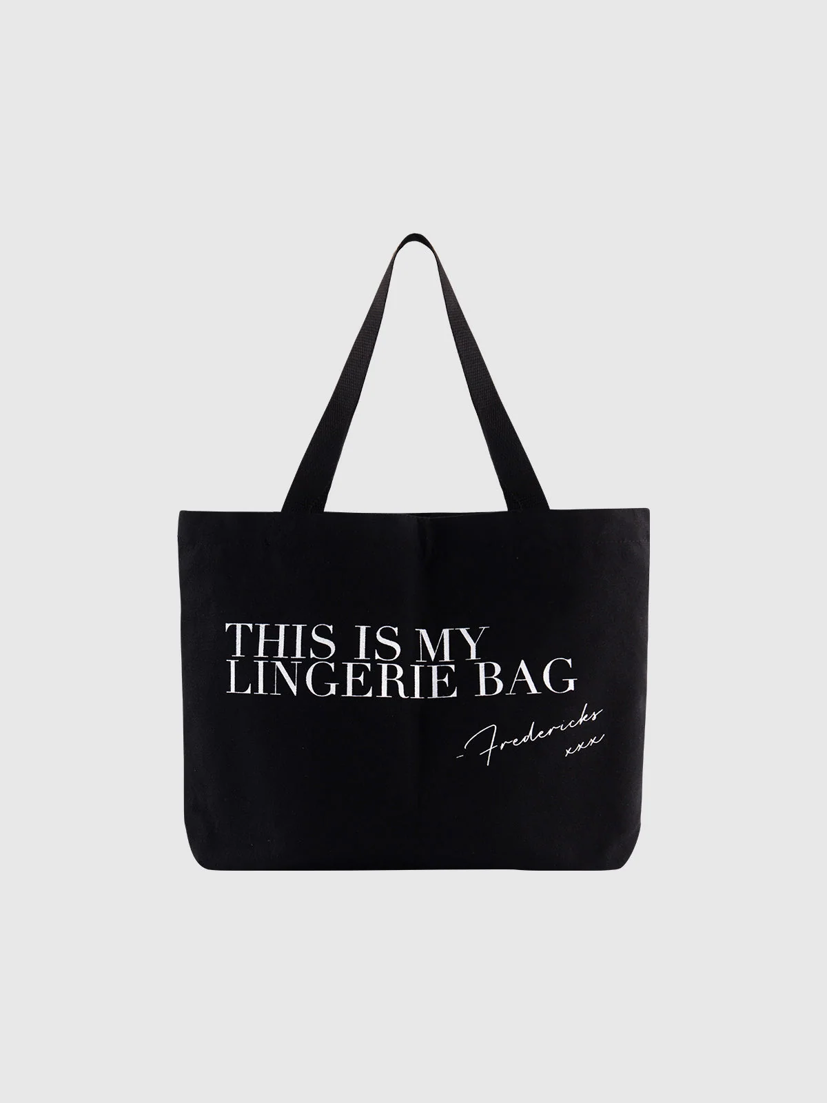 This Is My Lingerie Bag 托特包 黑色