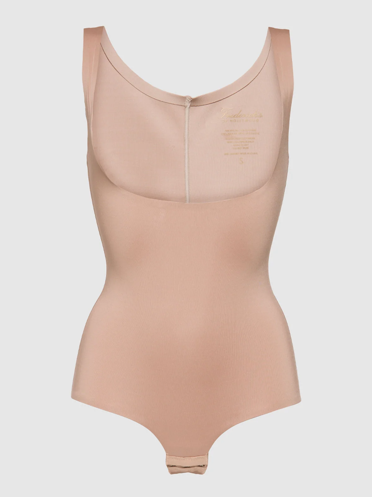 Hollywood Shape Sculpting Open Bust Bodysuit in Caramel