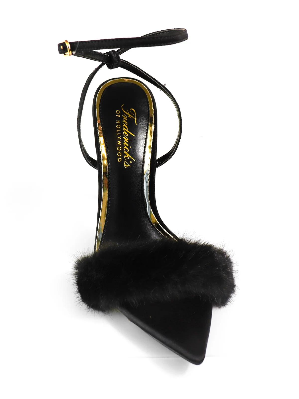 Aileen Pointed Toe Heel in Black by Frederick's of Hollywood
