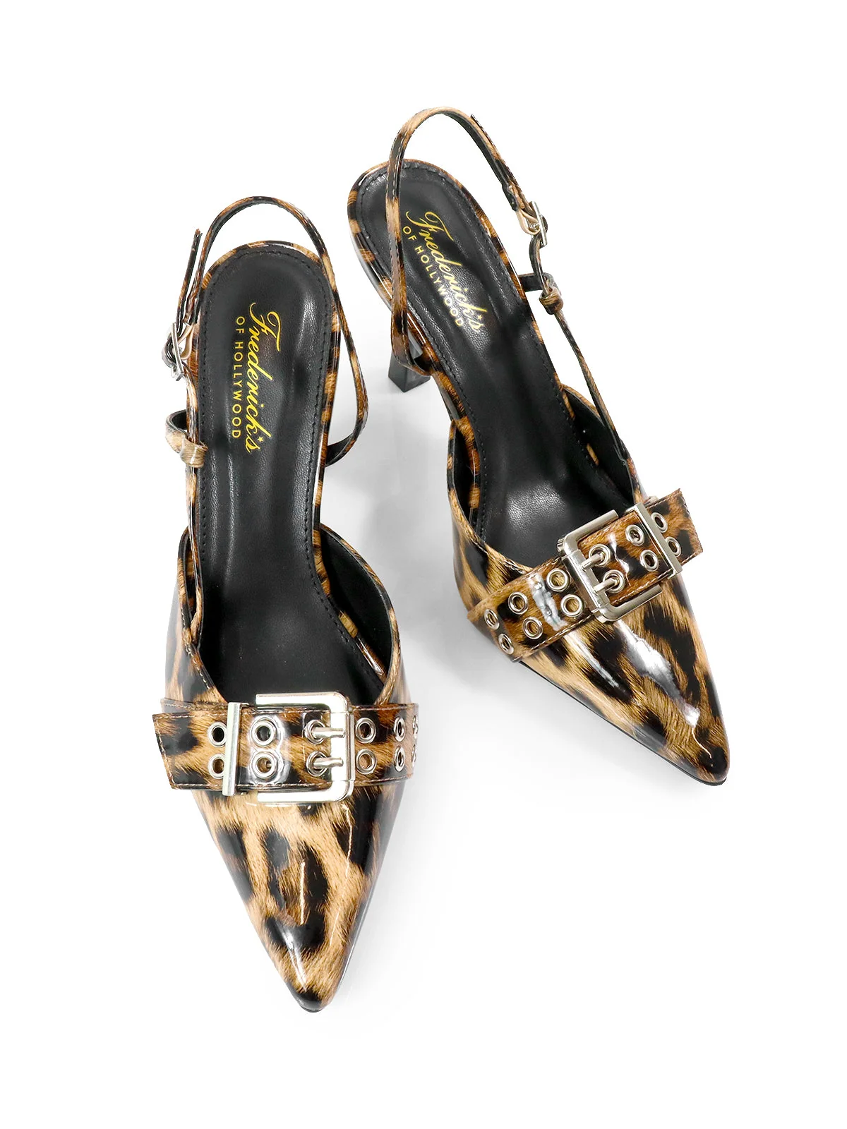 Liya Slingback Pointed-Toe Heel in Leopard