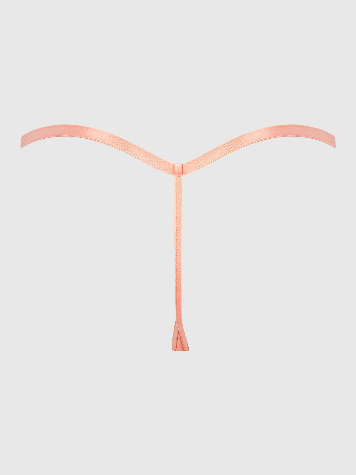 Pia Mesh G-String With Embossed Waistband and Hardware