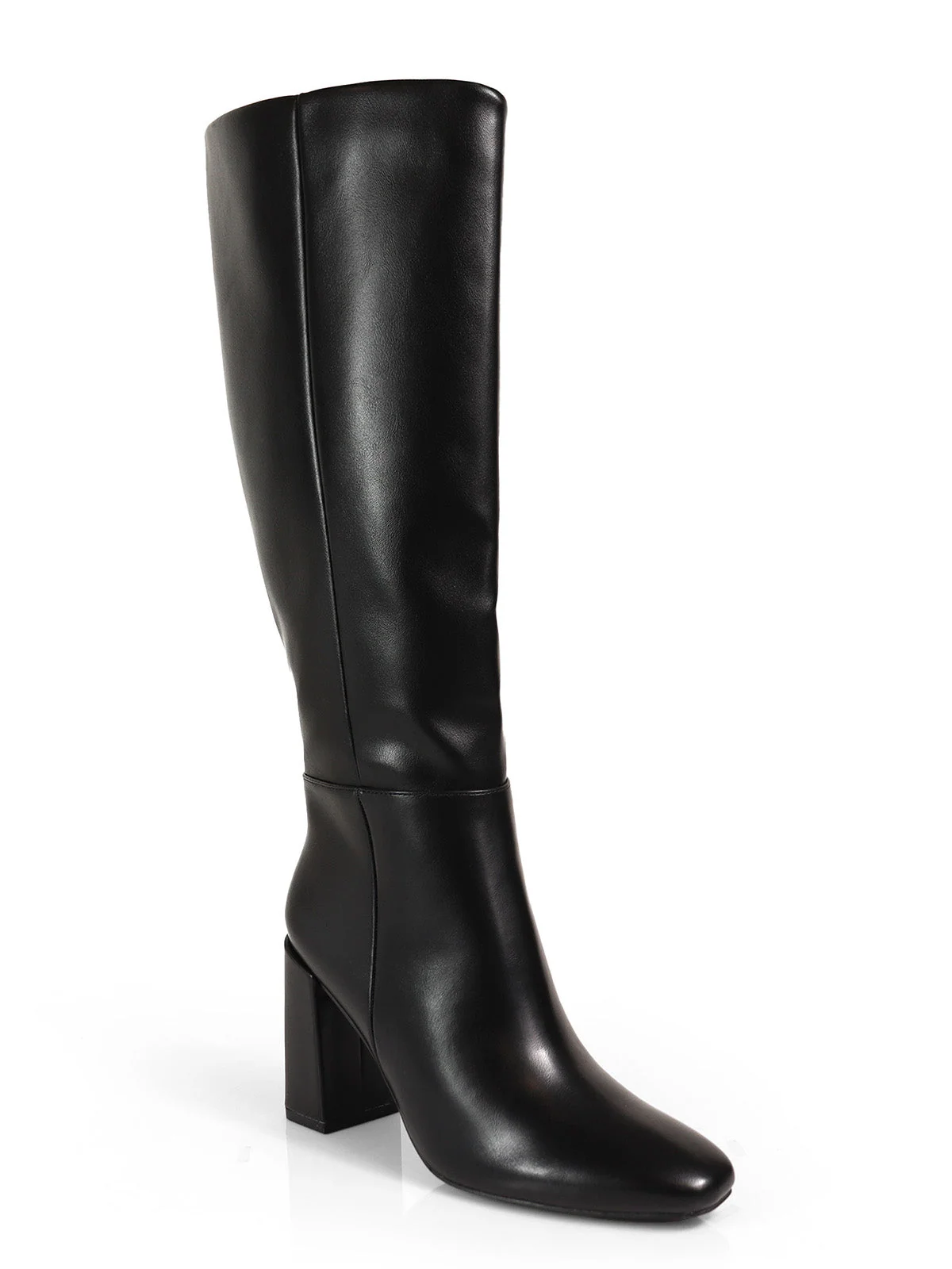 黑色 Paola Knee High Boots 日间到夜间款
