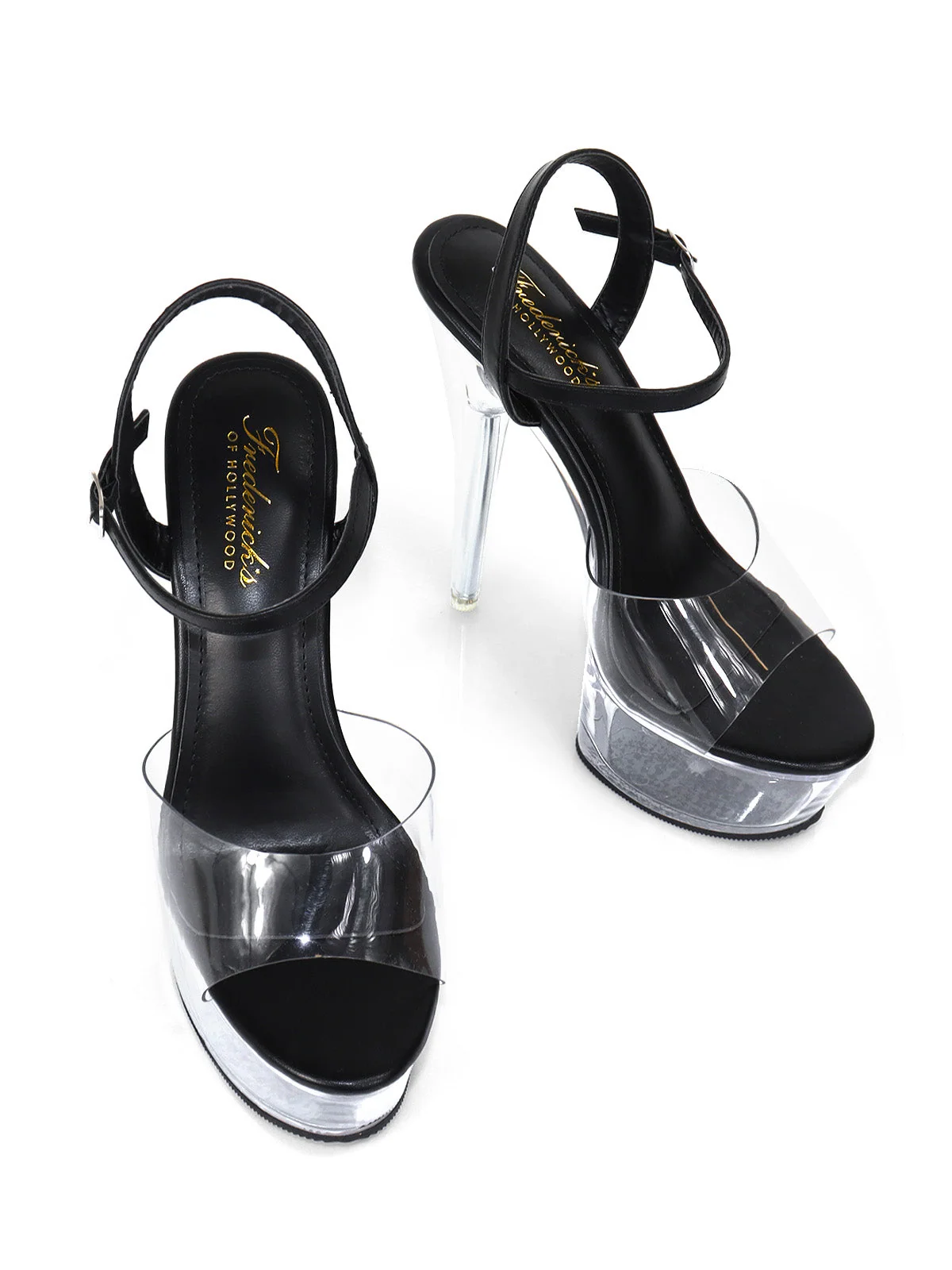 Max High Heel Platform with Open Toe and Ankle Strap