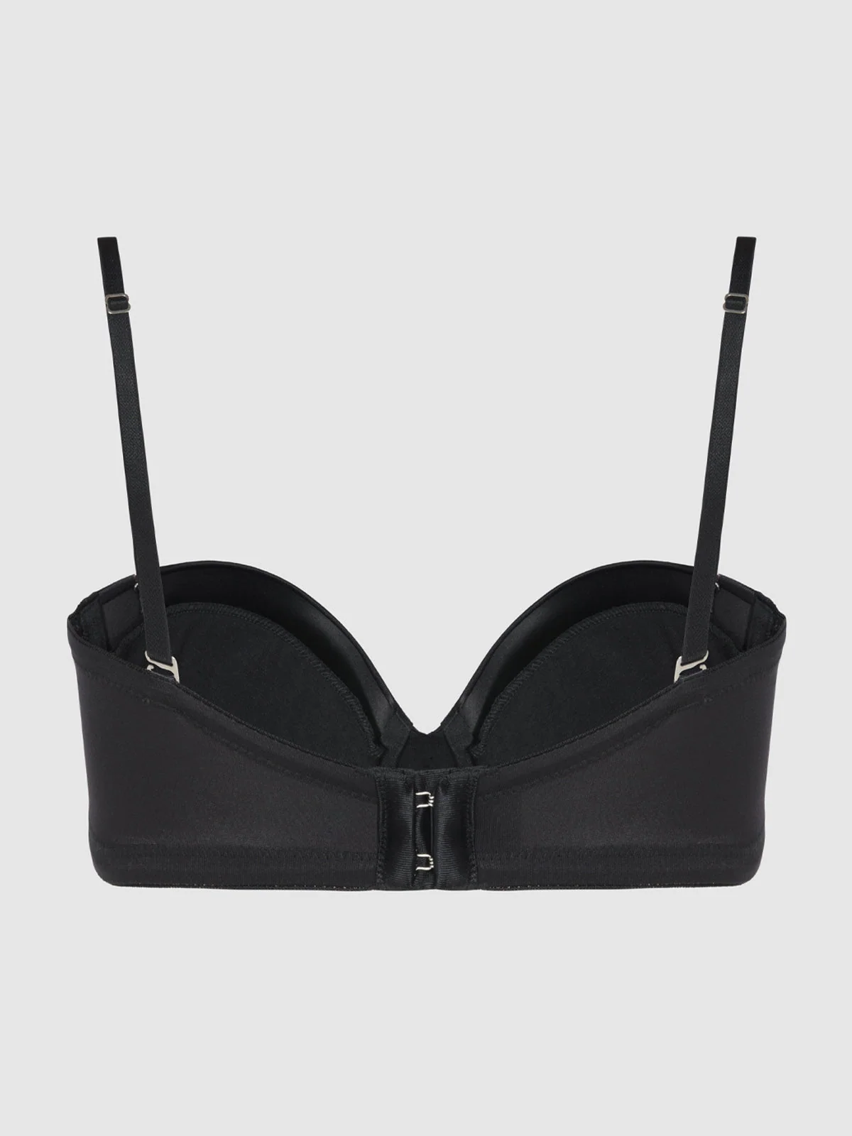 Hollywood Exxtreme Push Up Strapless Bra in Black