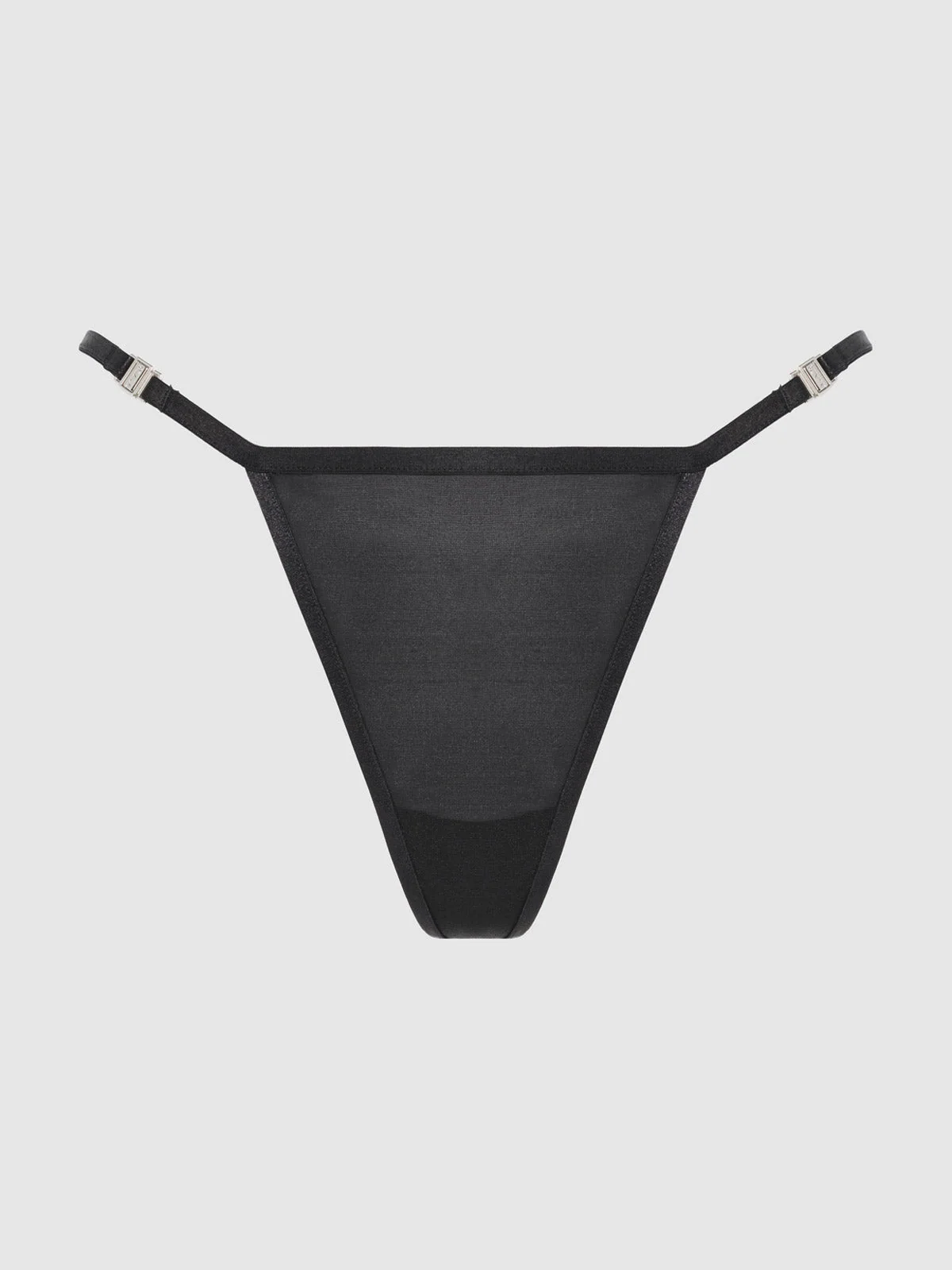 Pia Mesh G-String with Embossed Waistband