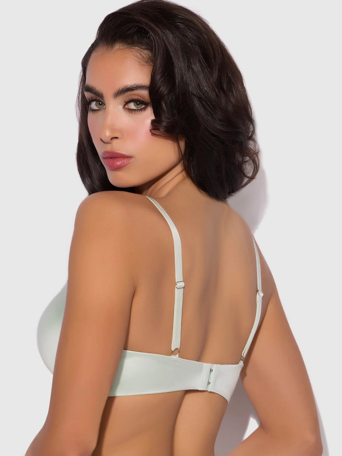 Lexi Push Up Plunge T-Shirt Bra in Aqua