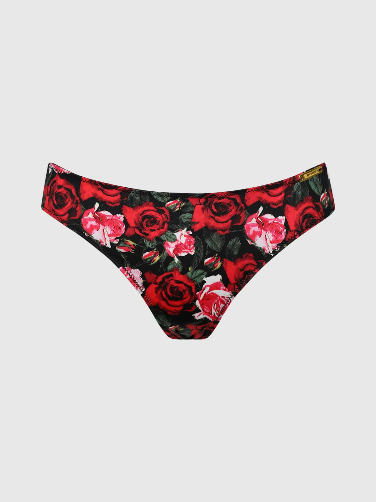 Lexi Liquid Satin Hipster in Floral Print