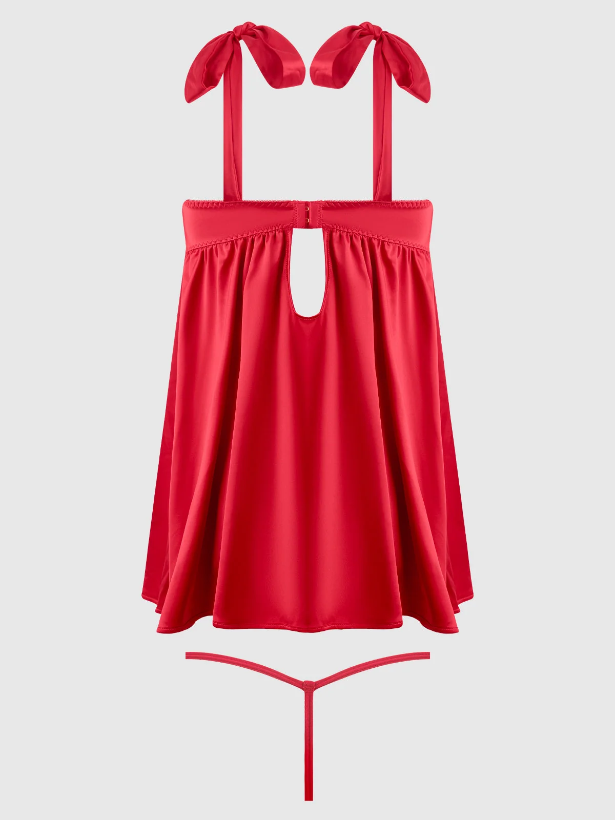 Petra Satin Open Cup Babydoll