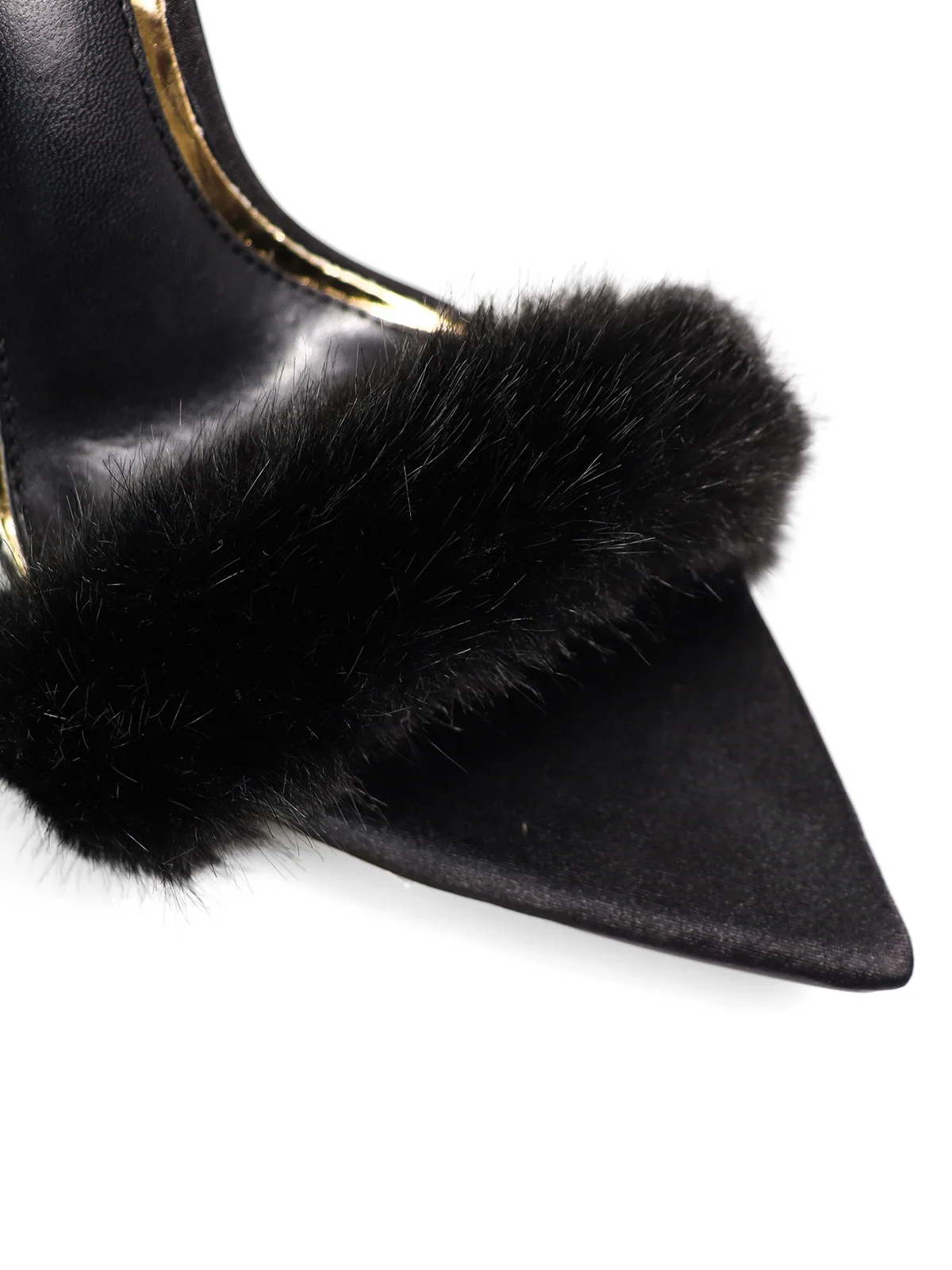 Aileen Pointed Toe Heel in Black by Frederick's of Hollywood