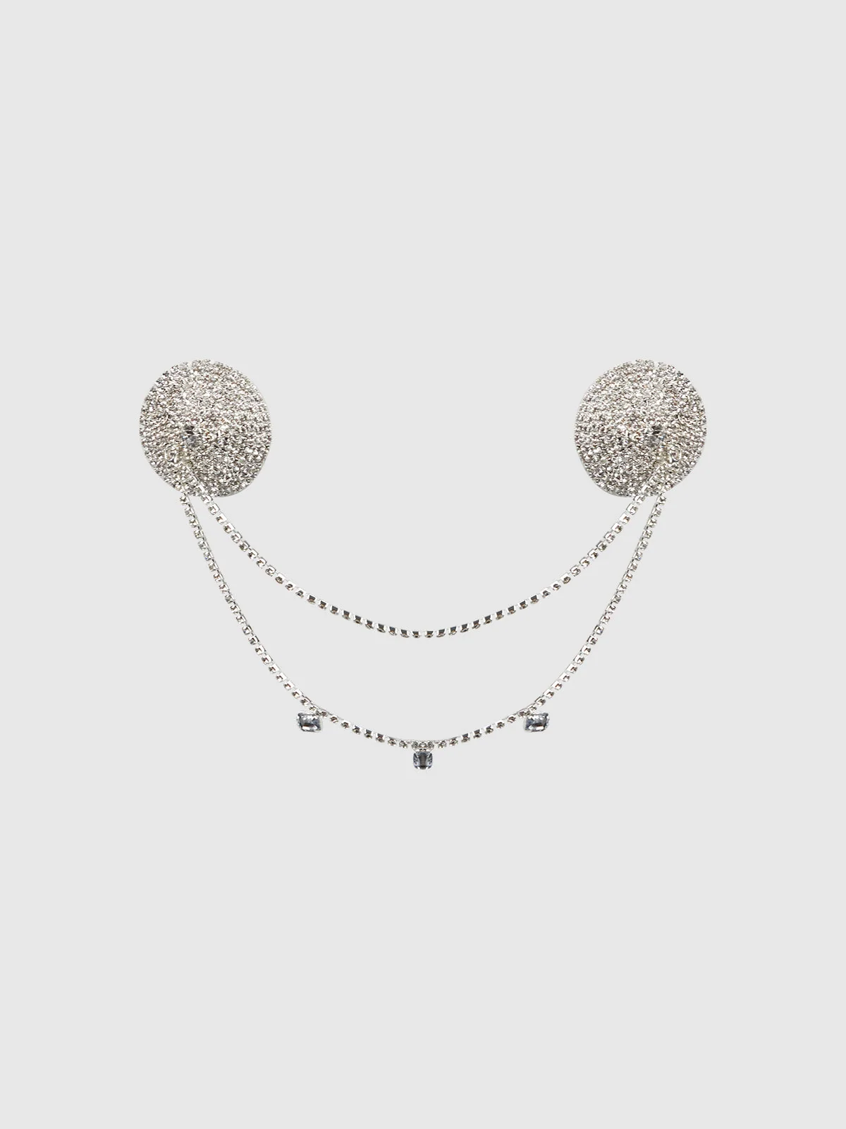 Ziggy Rhinestone Draped Cone Pasties for Minimal Coverage