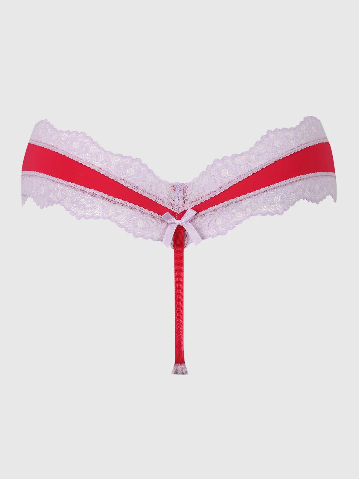 Jenna Micro G-String in Lavender Rasberry