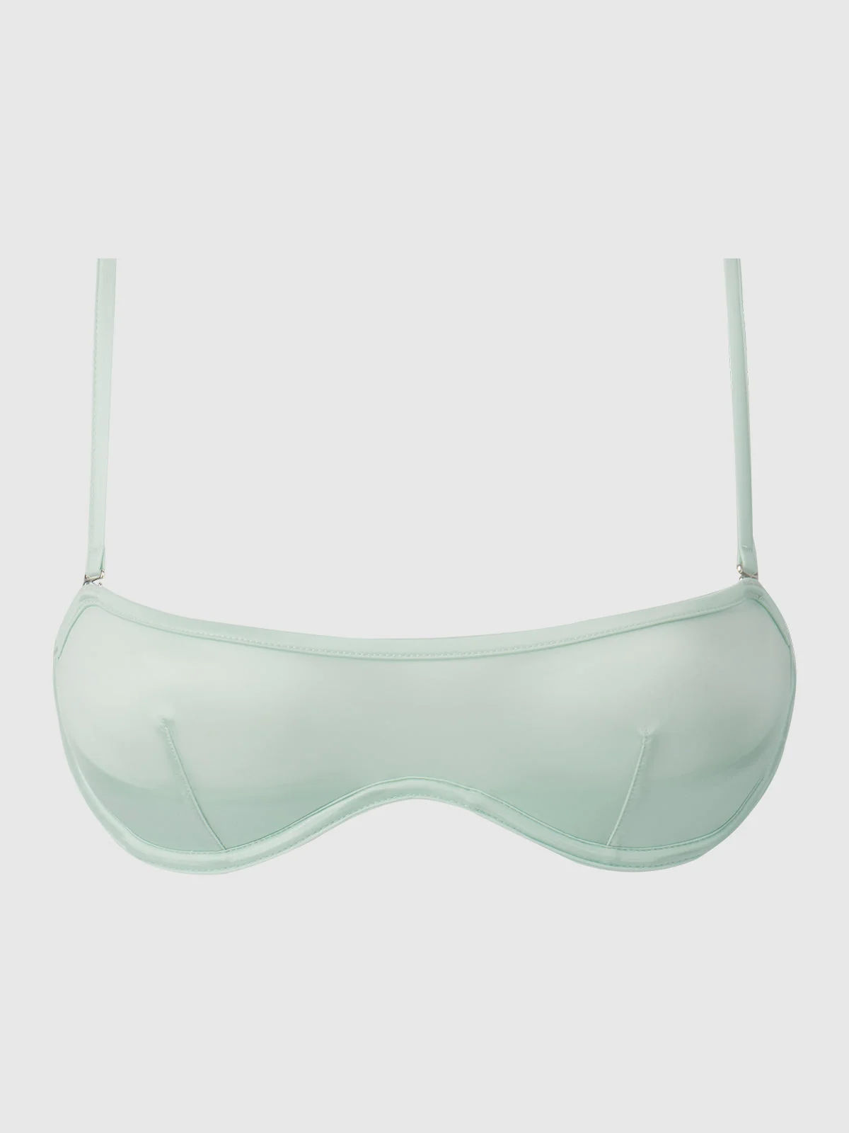 Neev Oil Slick Unlined Bandeau Bra in Aqua