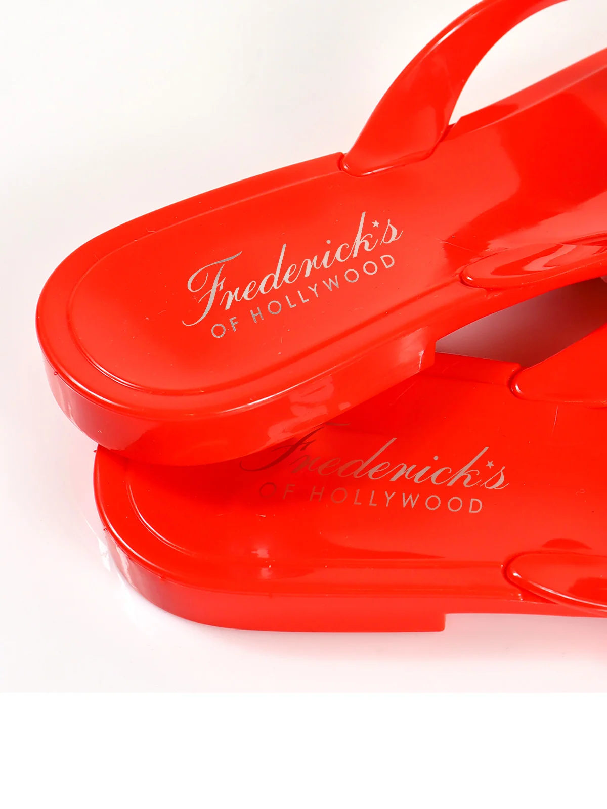 Jelli Camellia Thong Sandals in Red from Lingerie Shop | Frederick's of Hollywood