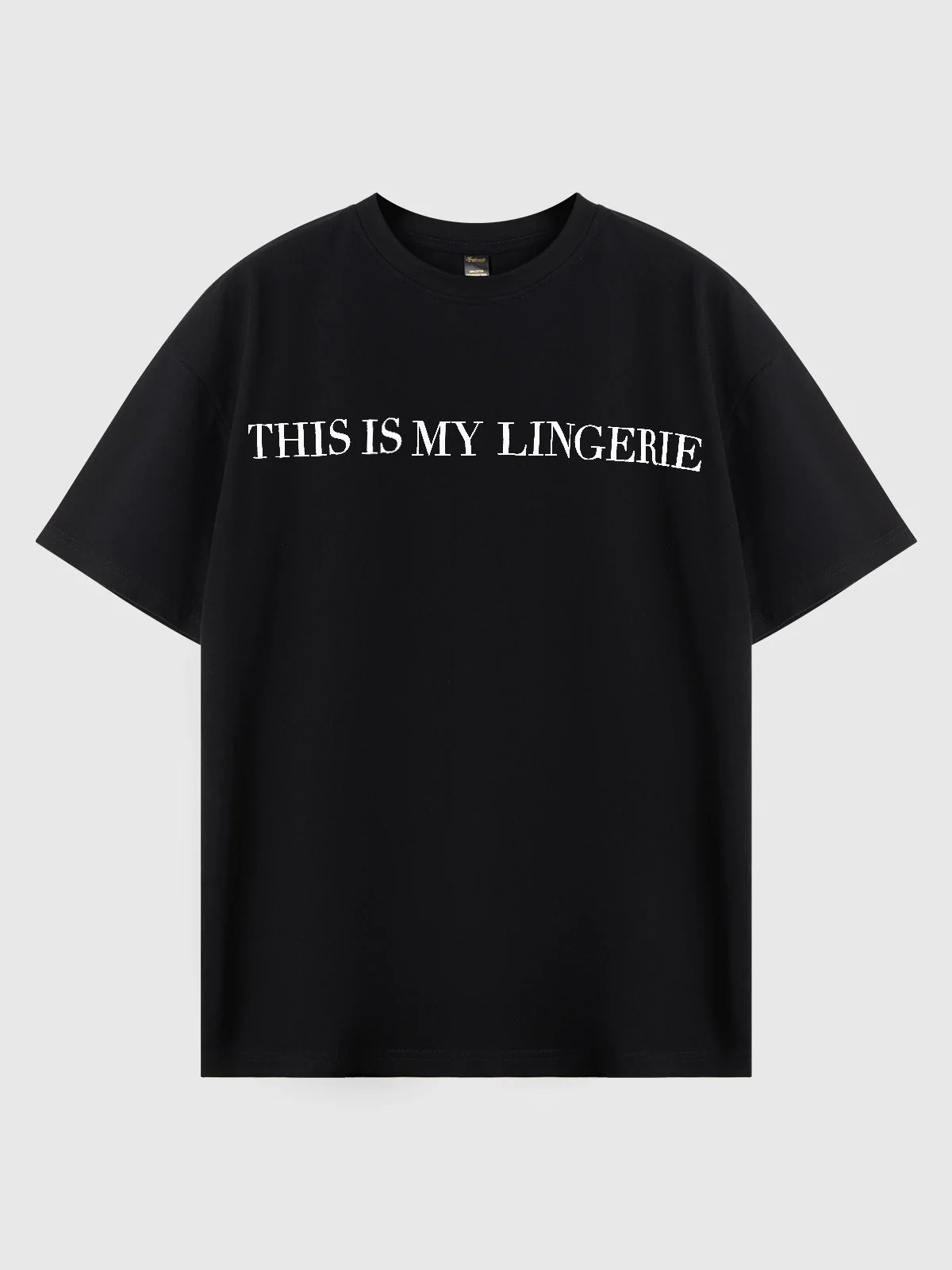 This Is My Lingerie T恤 黑白配色