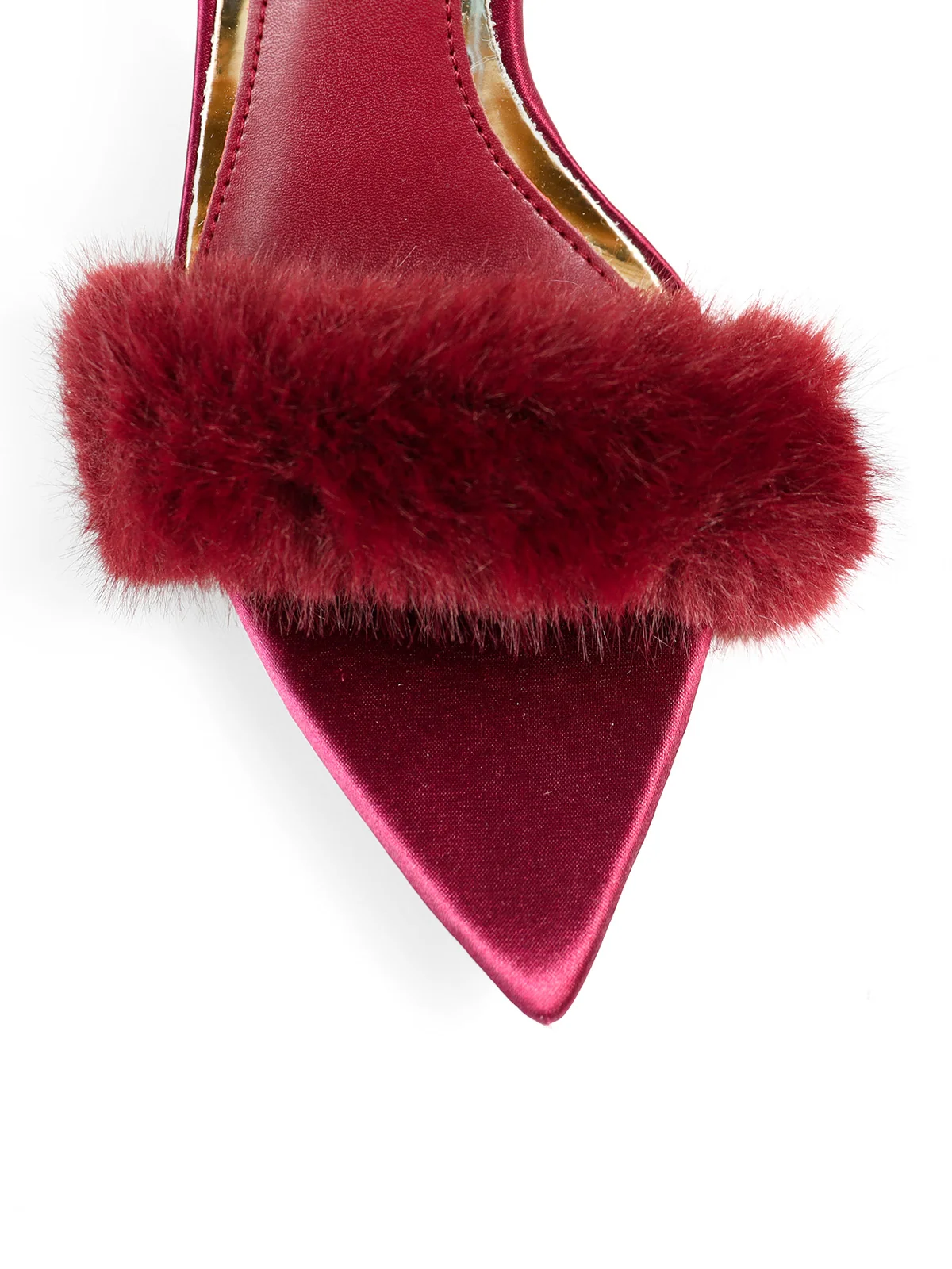 Aileen Pointed Toe Heel in Burgundy