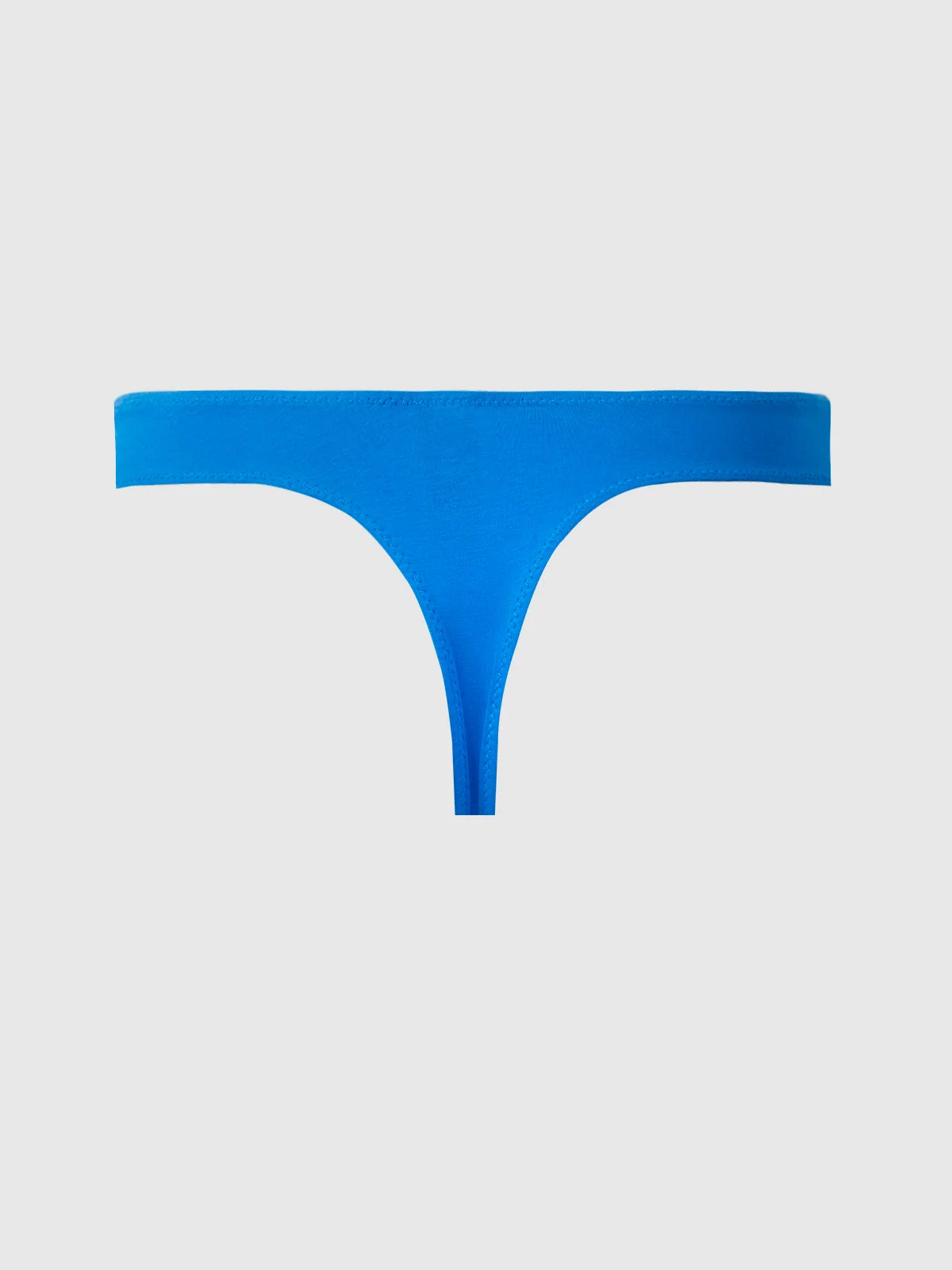 Bailey Stretch Cotton Tanga in Cobalt Blue