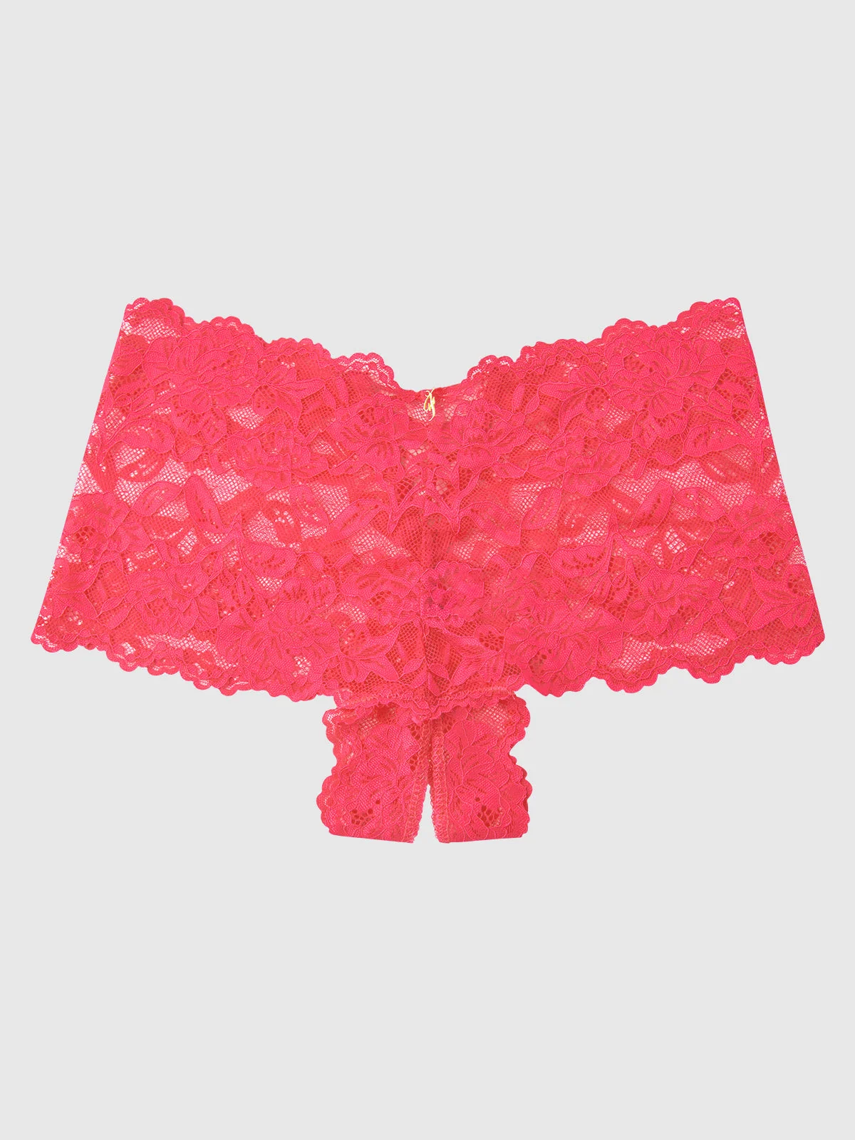 Mabel Crotchless Lace Up Back Cheeky