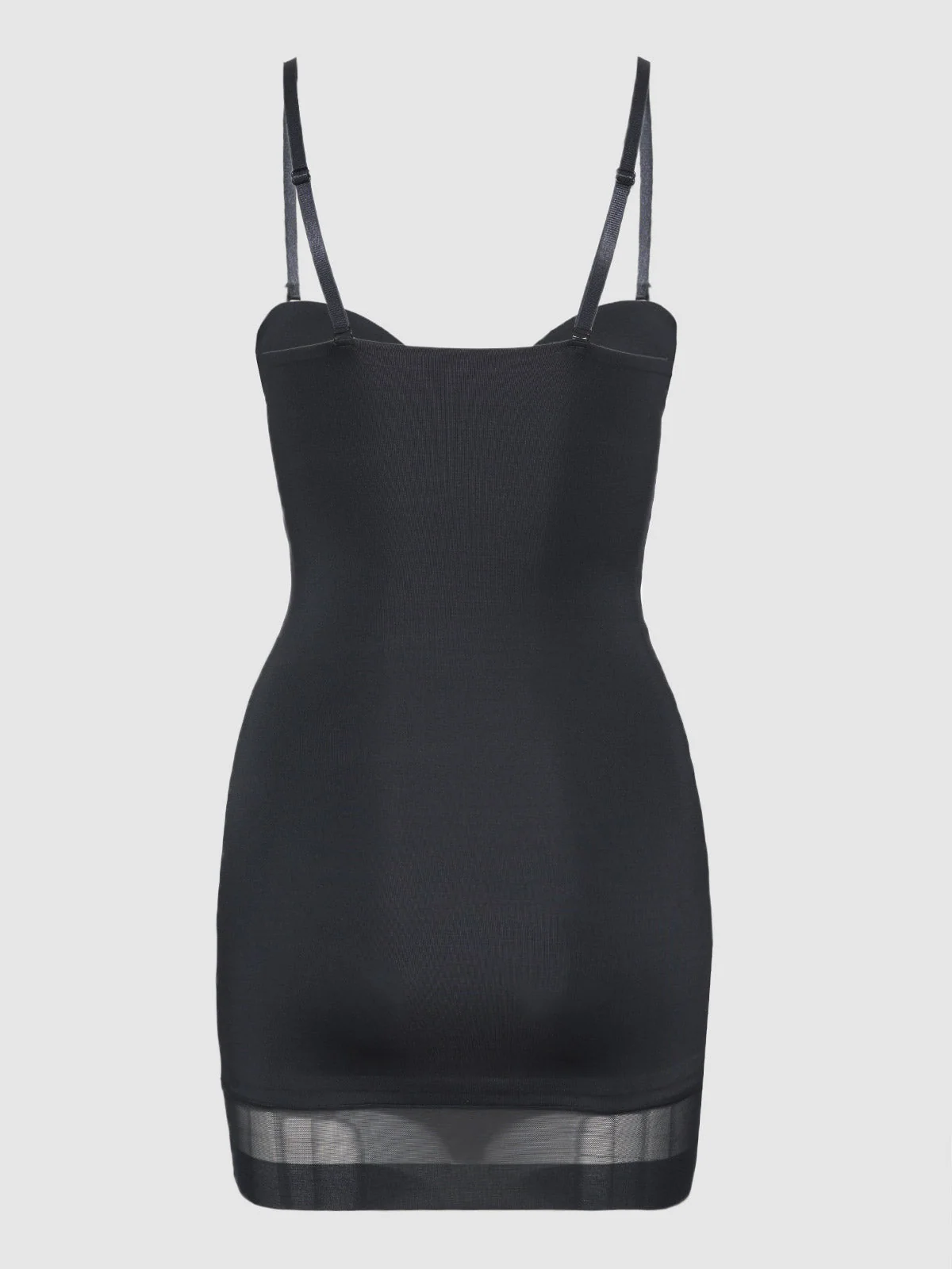 Hollywood Shape Chemise Shaping Slip Dress in Black
