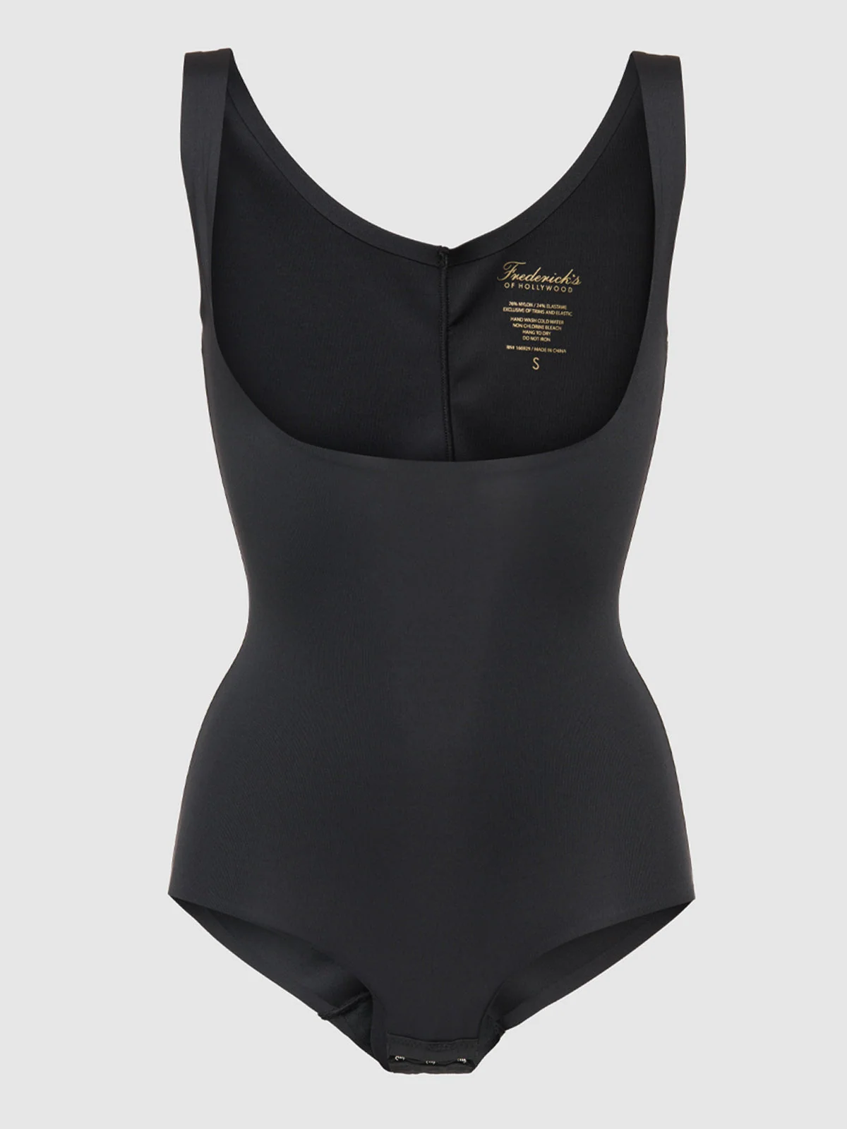 Hollywood Open Bust Bodysuit with Shape Sculpting in Black