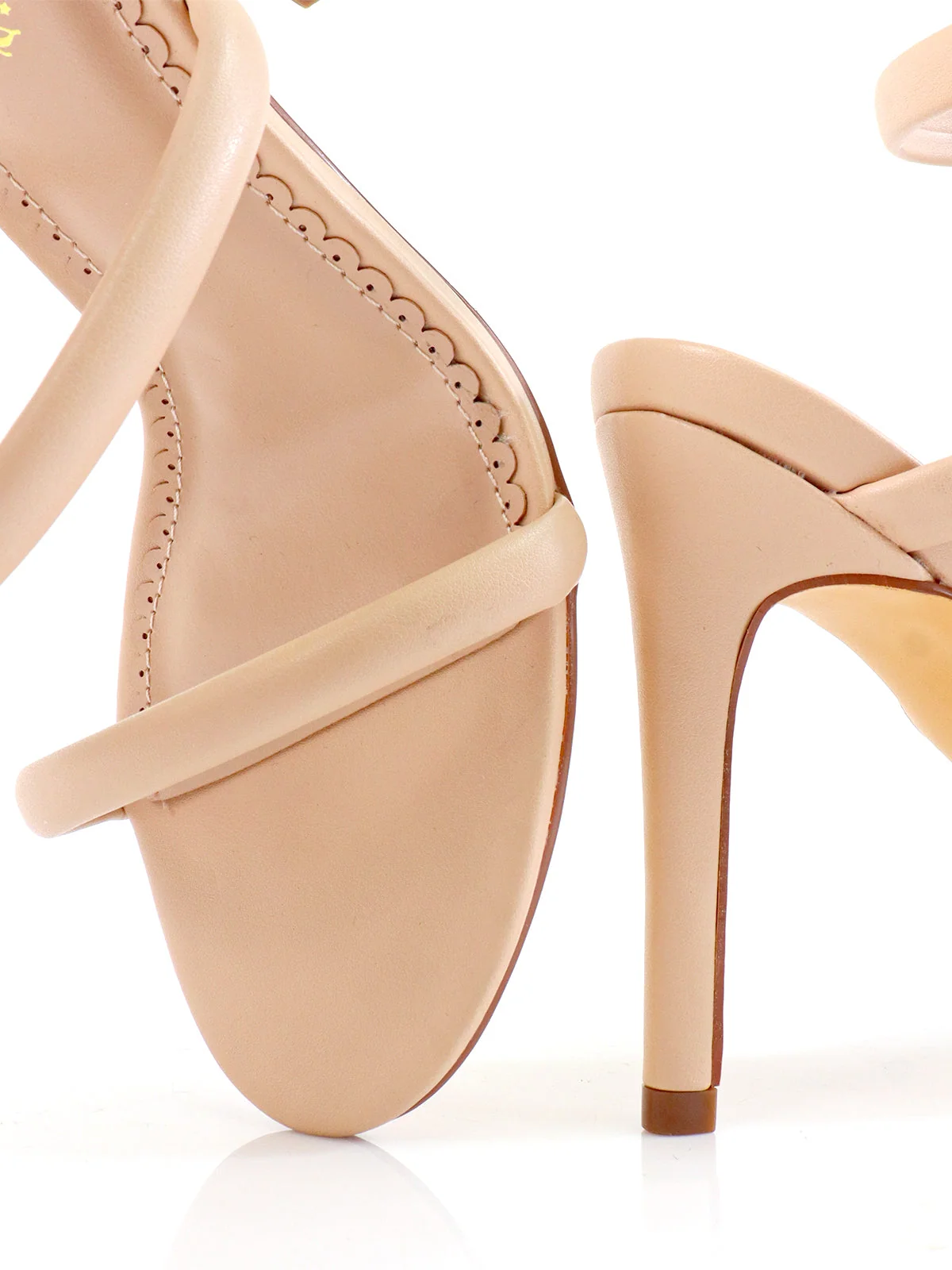 Kim Stiletto Heel with Metal Spiral Detail