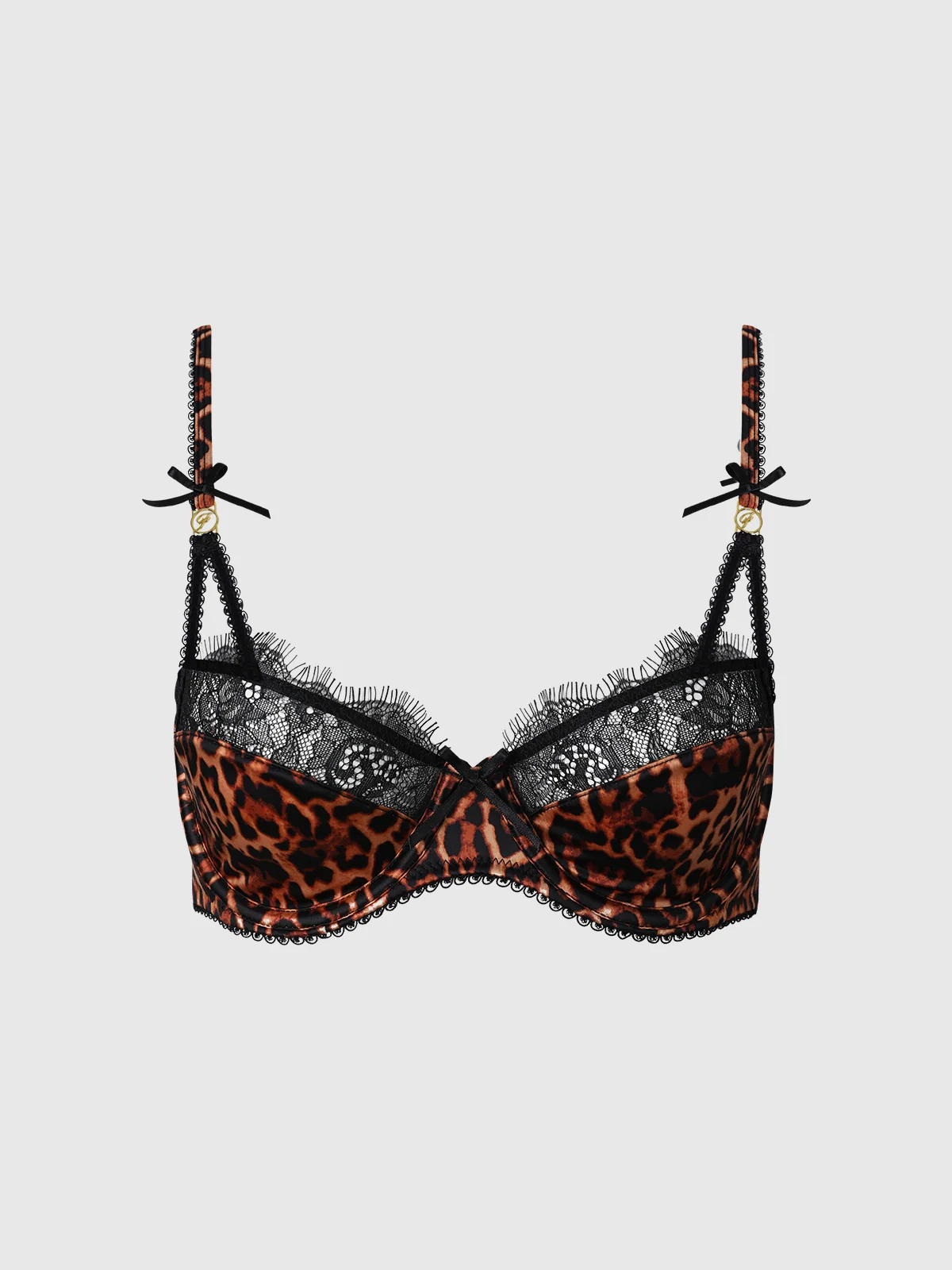 Raven Leopard And Lace Bra