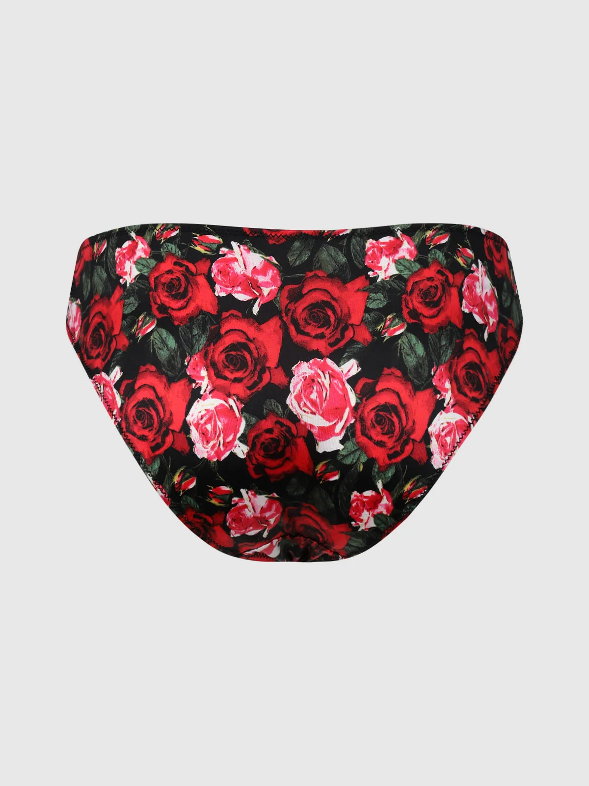 Lexi Liquid Satin Hipster in Floral Print