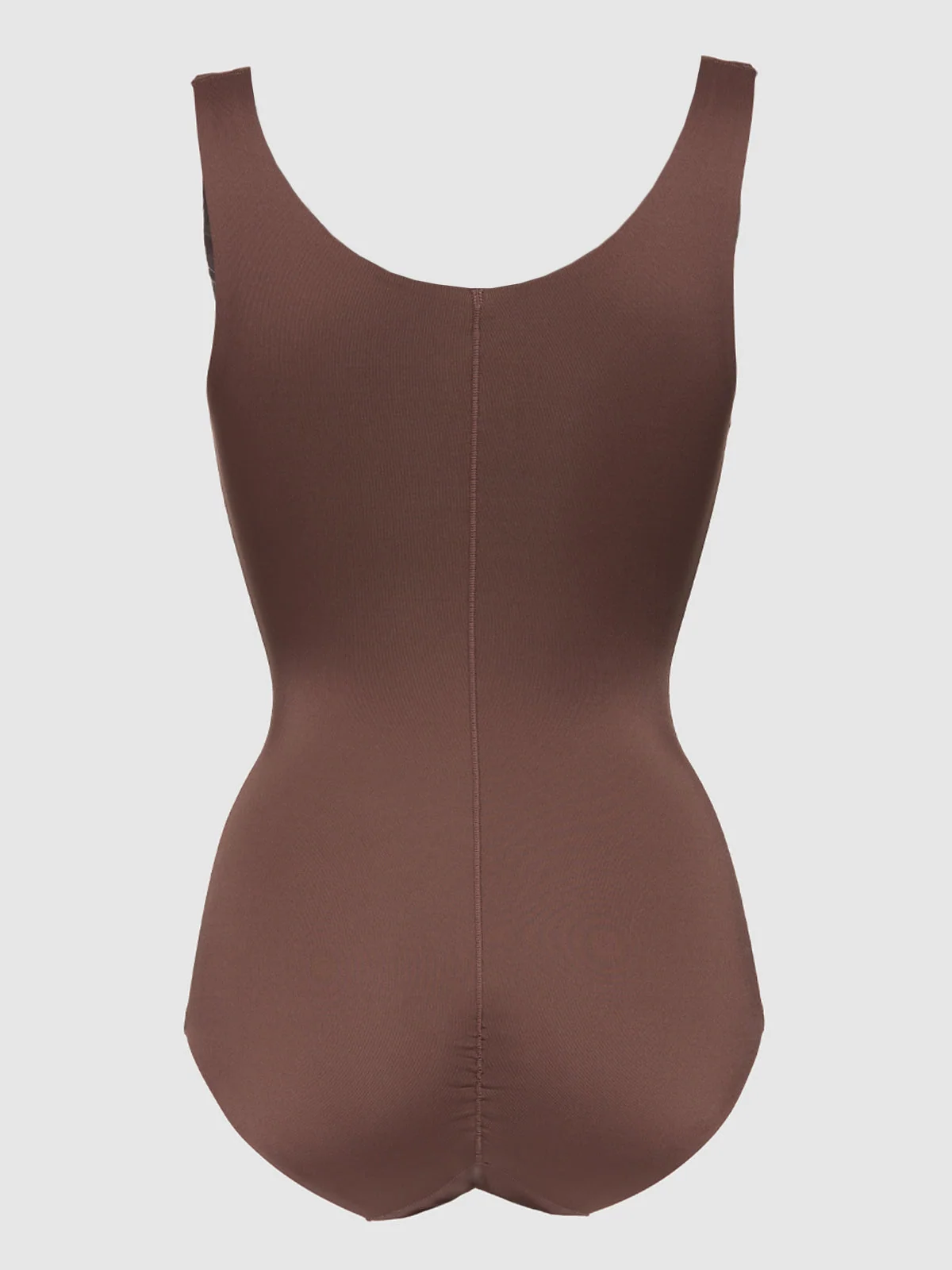 Hollywood Shape Sculpting Open Bust Bodysuit in Chocolate