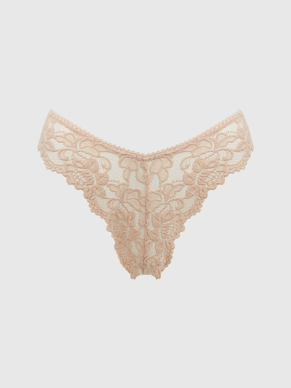 Jessica Lace Tanga 3 Pack in Nude