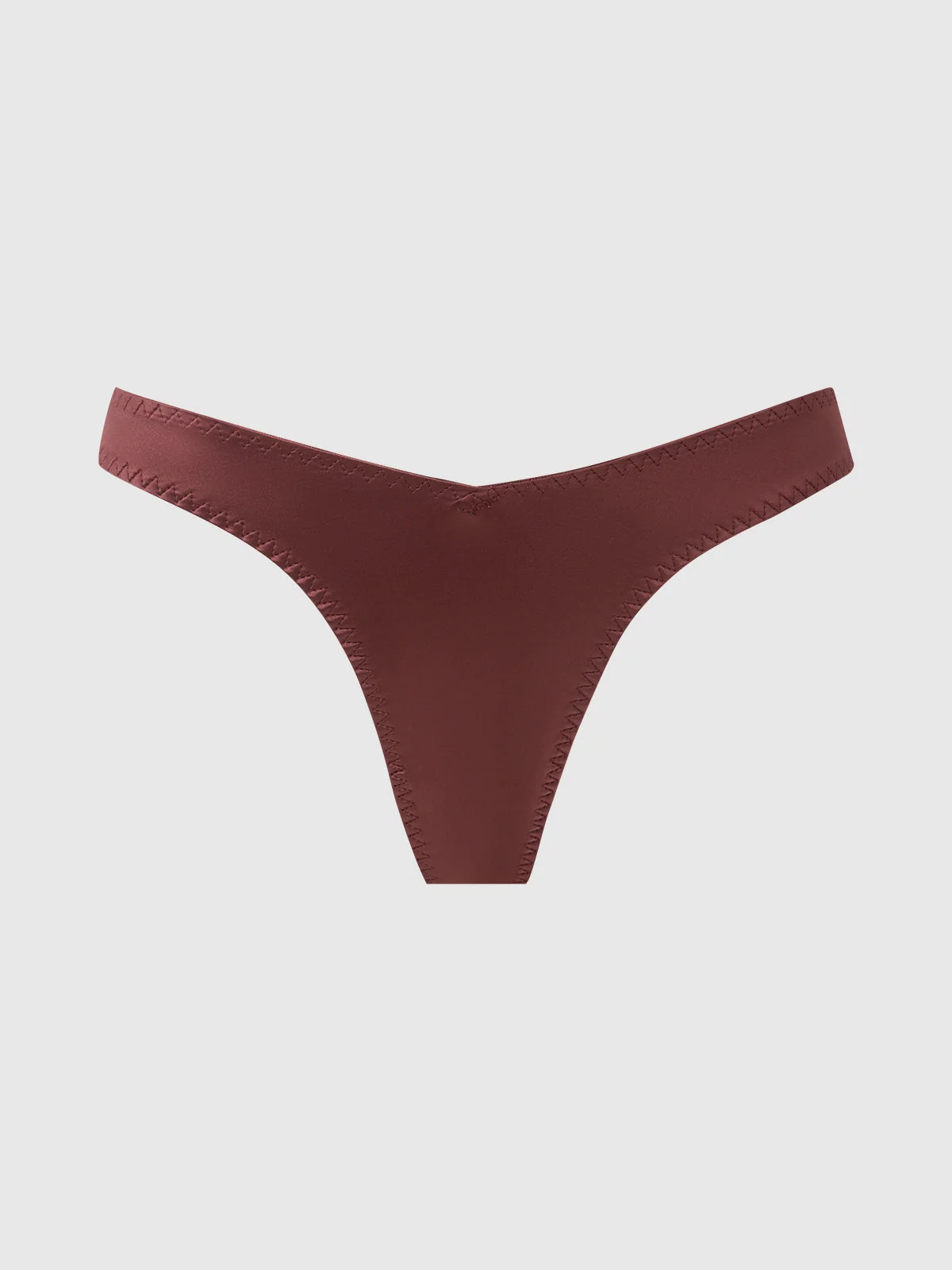 Rising Star Liquid Satin Tanga in Chocolate