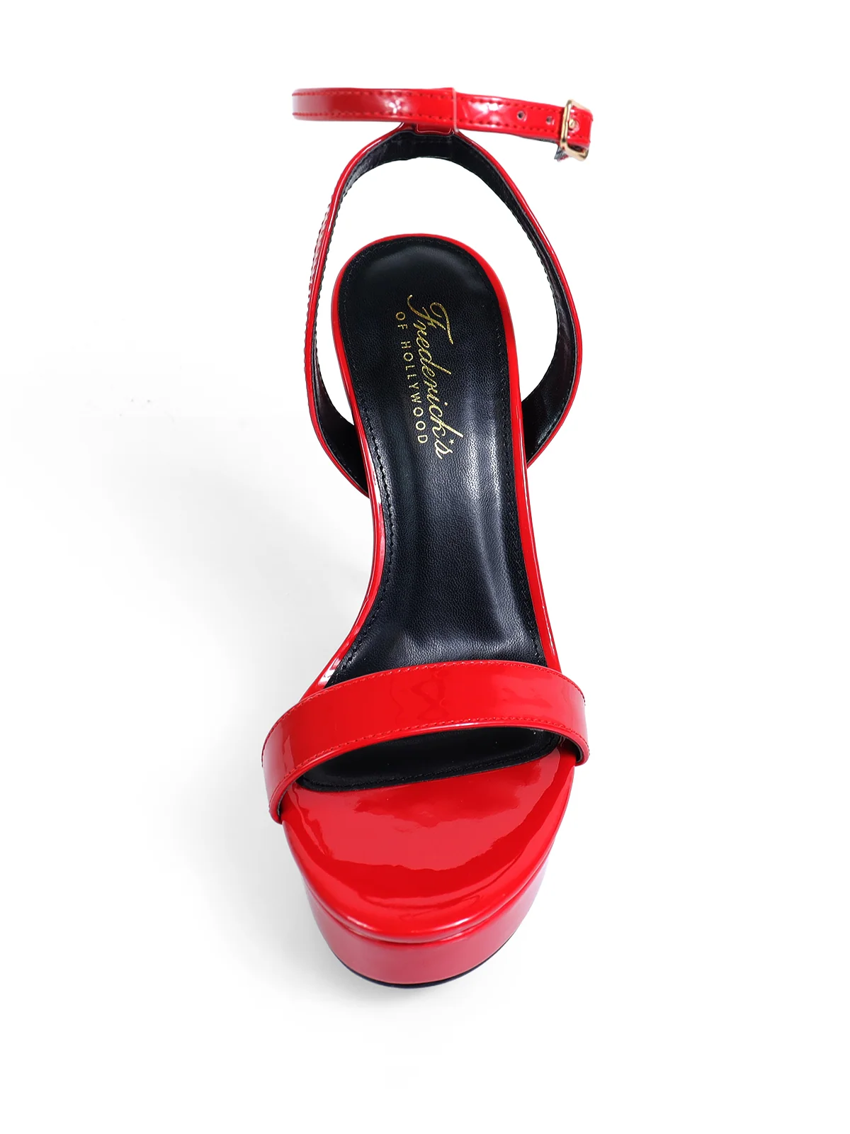 Cupid Strap Platform Heels in Red
