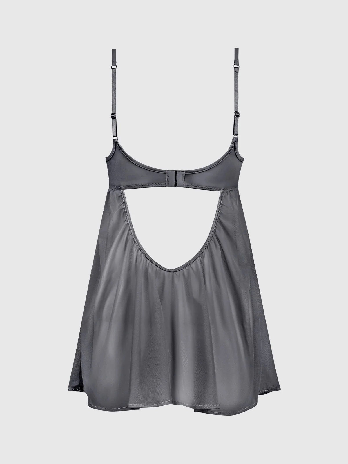 Neev Oil Slick Openable Cup Underwire Babydoll 石墨色