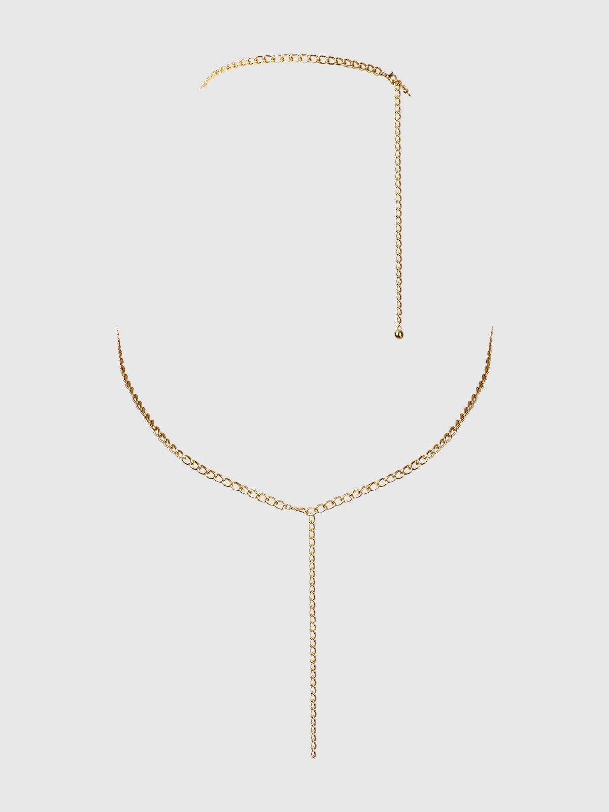 Ziggy Pearl & Chain Draped Bralette in Gold and Pearl