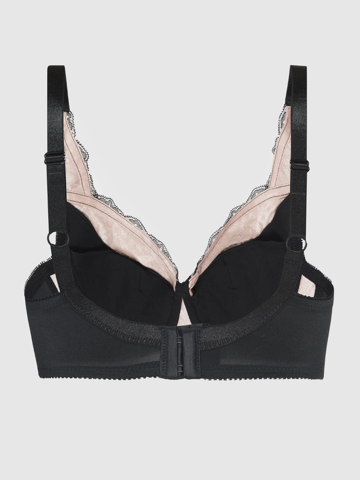 Voluptuous Full Figure Push Up Bra in Contrasting Colors